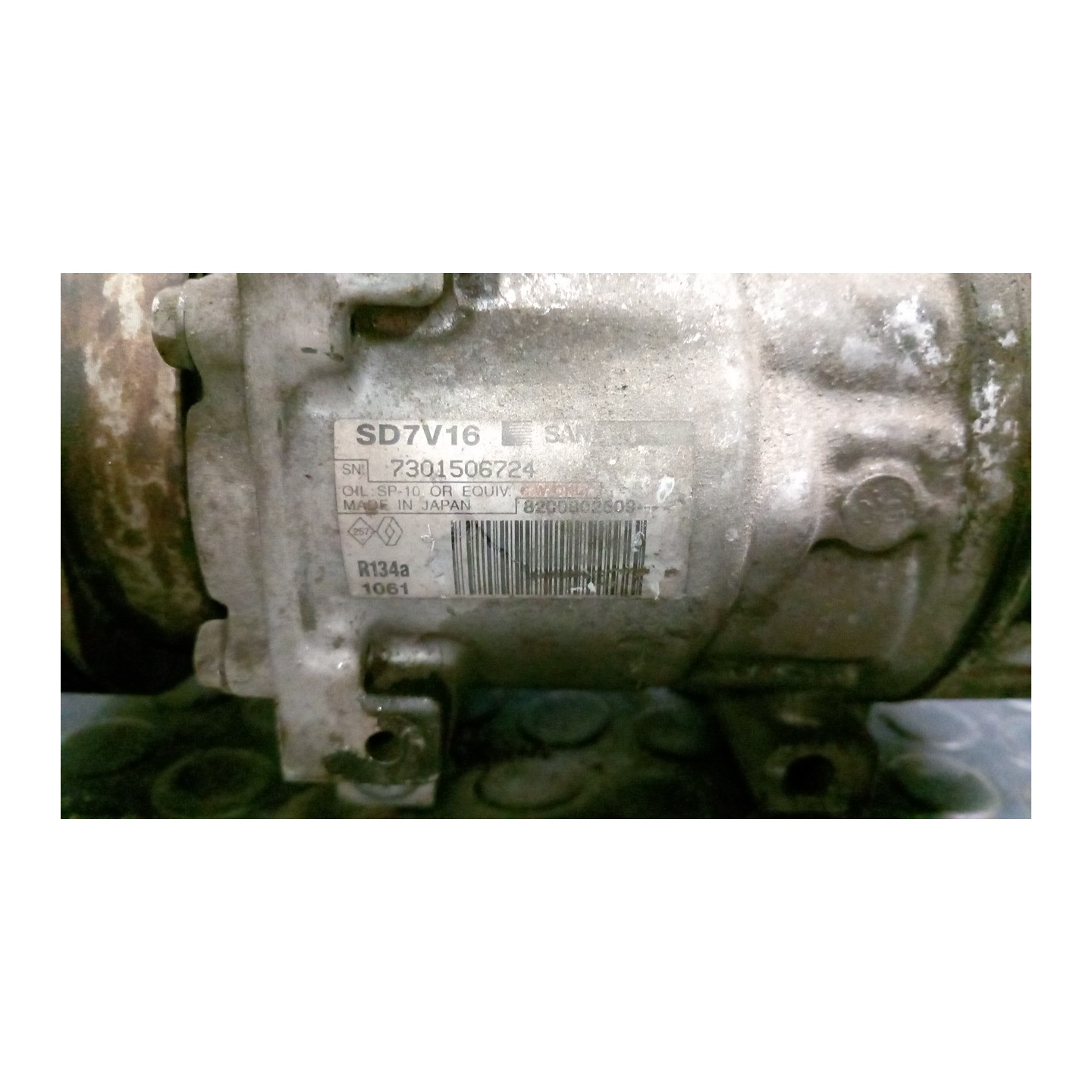 COMPRESSORE A/C 013 DACIA LOGAN (11/05-10/08) K9K87 6001549991