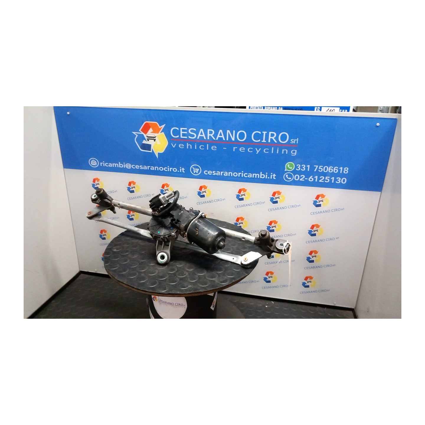 MECCANISMO TERGIPARABREZZA CON MOTORINO 061 CHEVROLET (DAEWOO) AVEO (T250) (06/08-11/12) B12D1 96476577