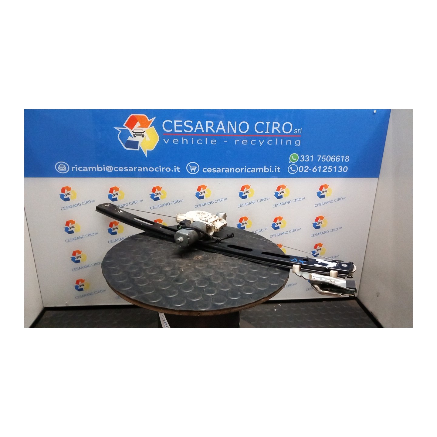 ALZACRISTALLO ELETTR. PORTA ANT. 09-01- DX. 072 MERCEDES-BENZ CLASSE A (W168) (03/01-06/04) 166960 A1687202046