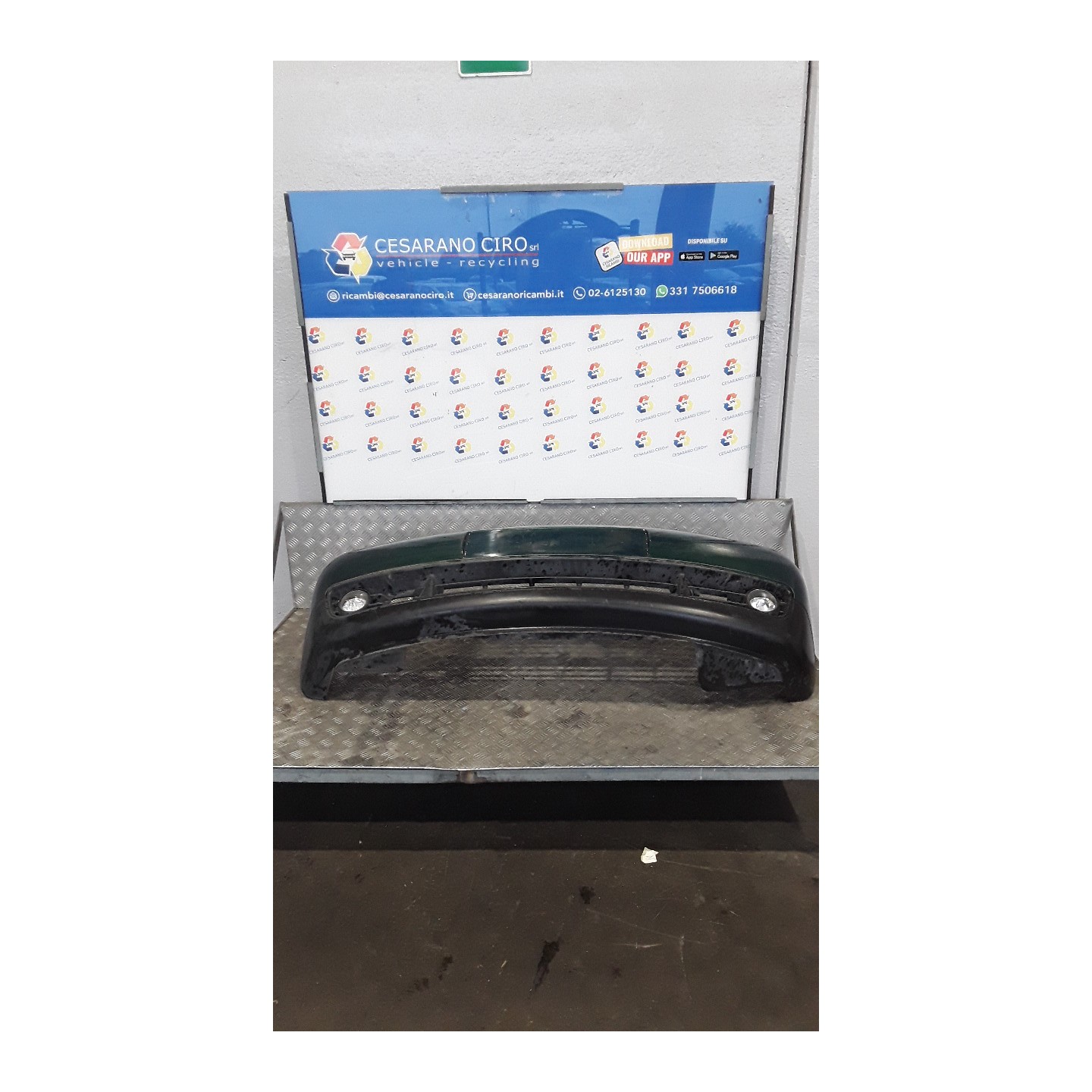 PARAURTI ANT. 011 VOLKSWAGEN LUPO (6X) (09/98-05/05) AHW 6X0807221BGRU