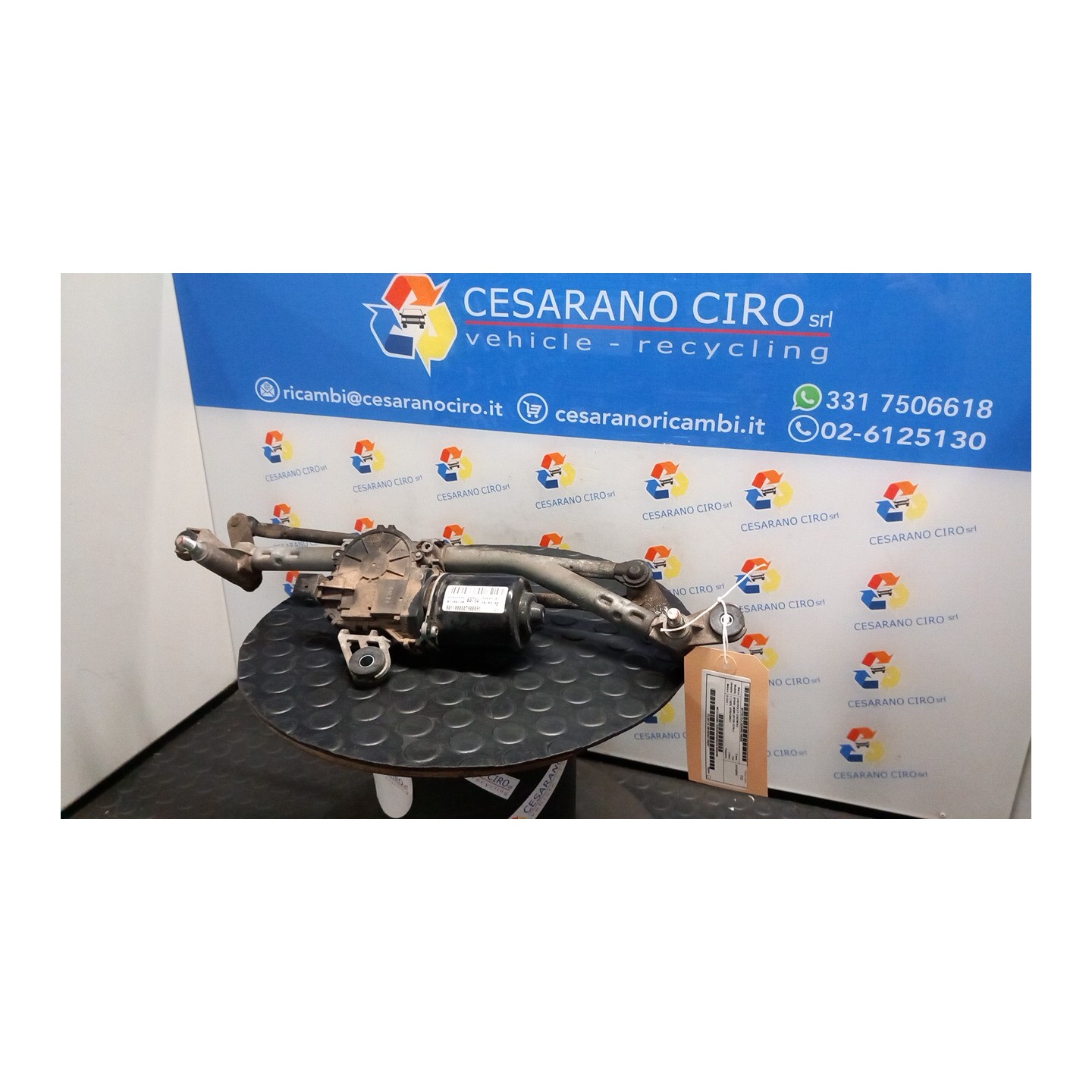 MECCANISMO TERGIPARABREZZA 035 CHEVROLET (DAEWOO) SPARK (M300) (01/10-12/15) B12D1 95228165