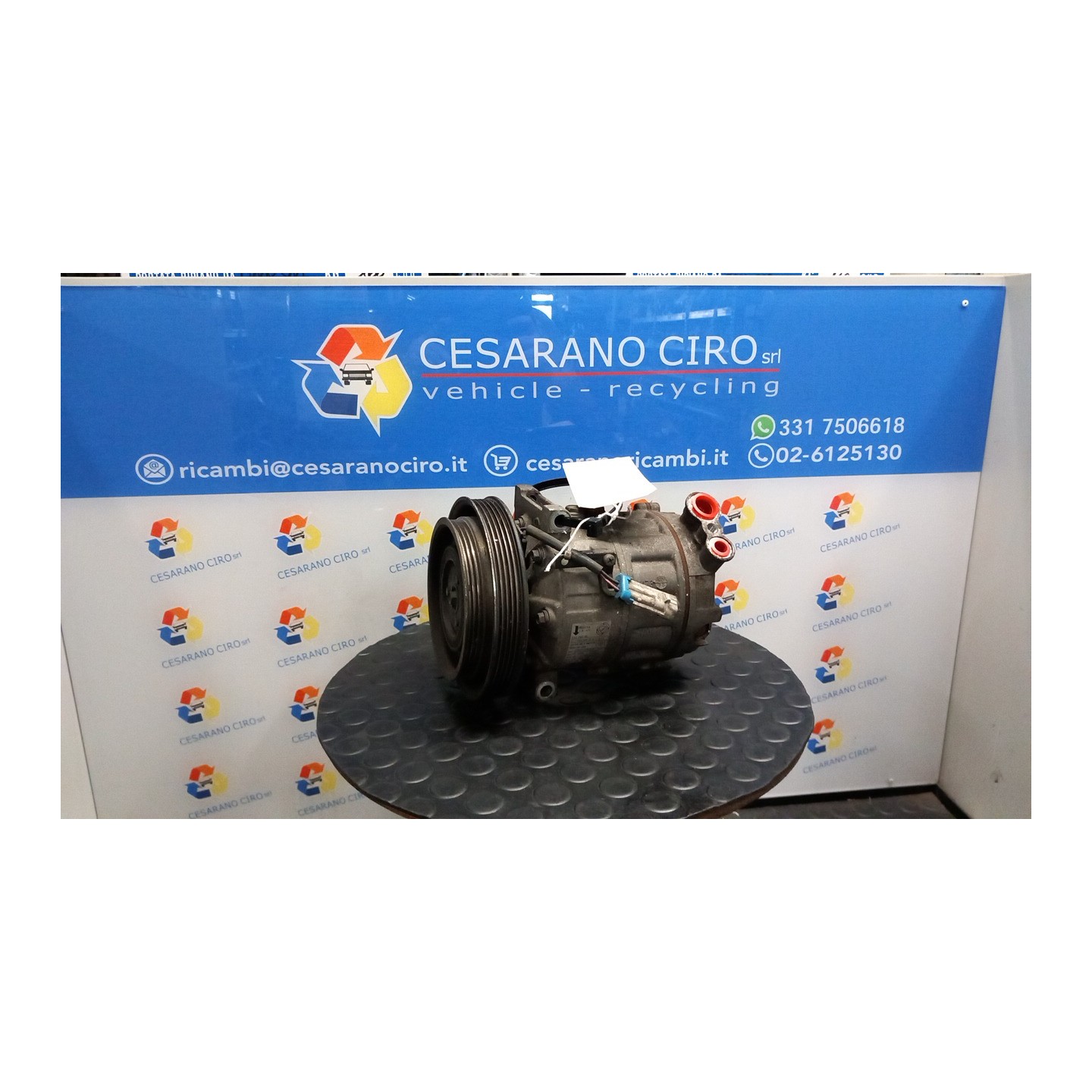 COMPRESSORE A/C MANUALE,AUTOMATICO 047 ALFA ROMEO 159 (X3/X9) (07/05-06/13) 939A6000 50510966