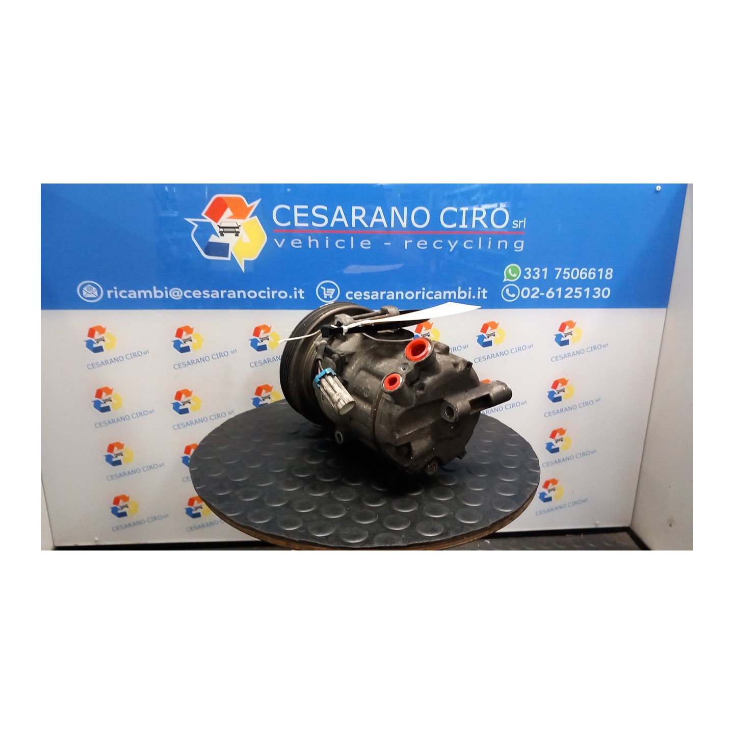 COMPRESSORE A/C MANUALE,AUTOMATICO 047 ALFA ROMEO 159 (X3/X9) (07/05-06/13) 939A6000 50510966