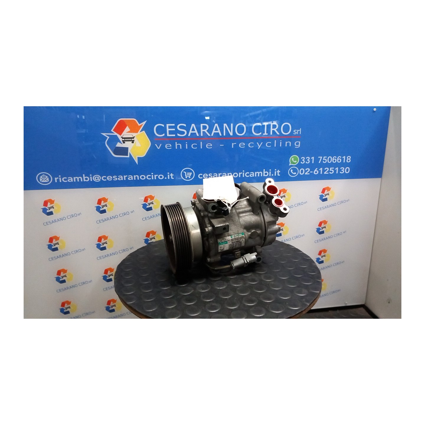 COMPRESSORE A/C 052 DACIA LOGAN (11/05-10/08) K9K87 6001549991
