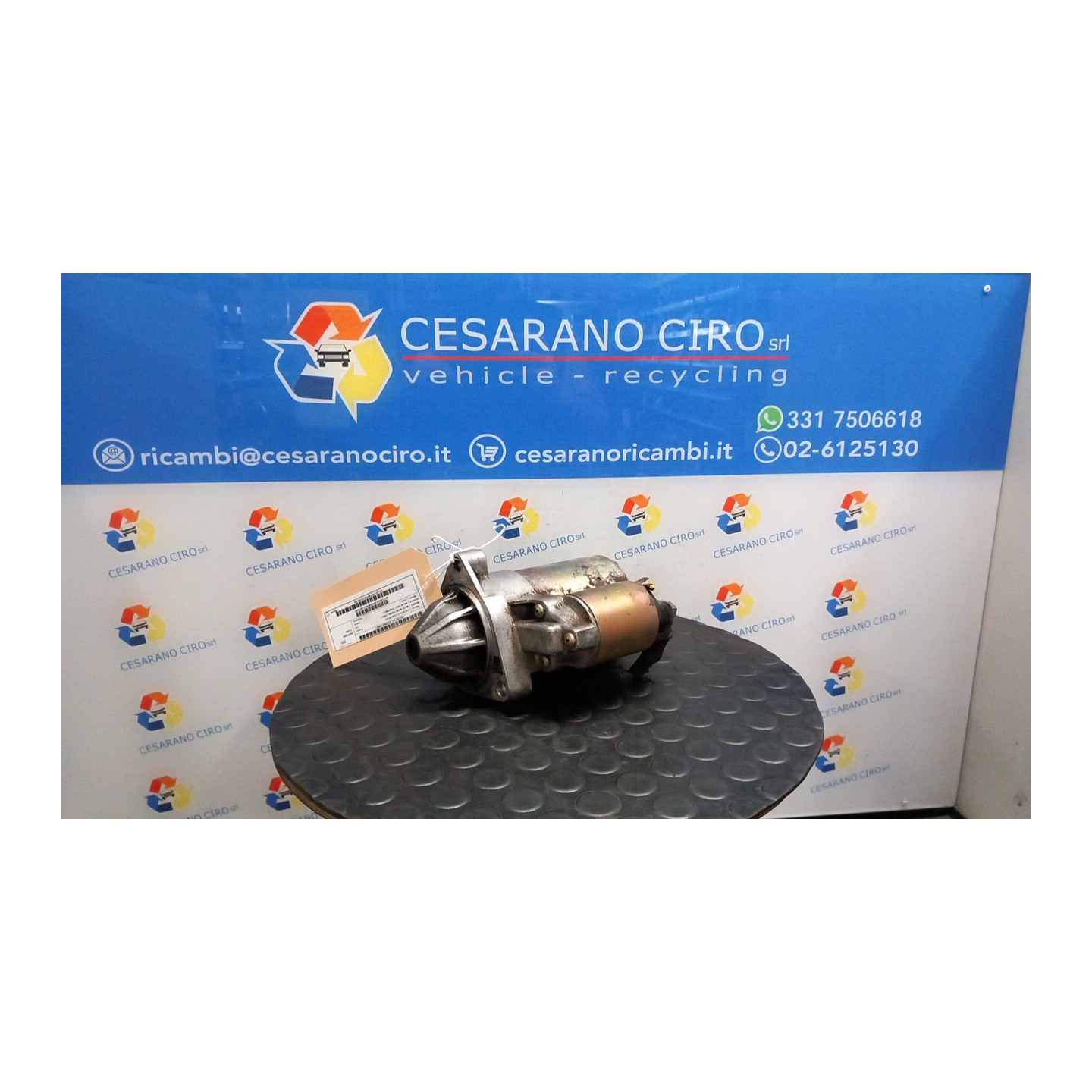 MOTORINO AVVIAMENTO 077 CHEVROLET (DAEWOO) MATIZ (M100) (06/98-11/00) F8CV 96275481