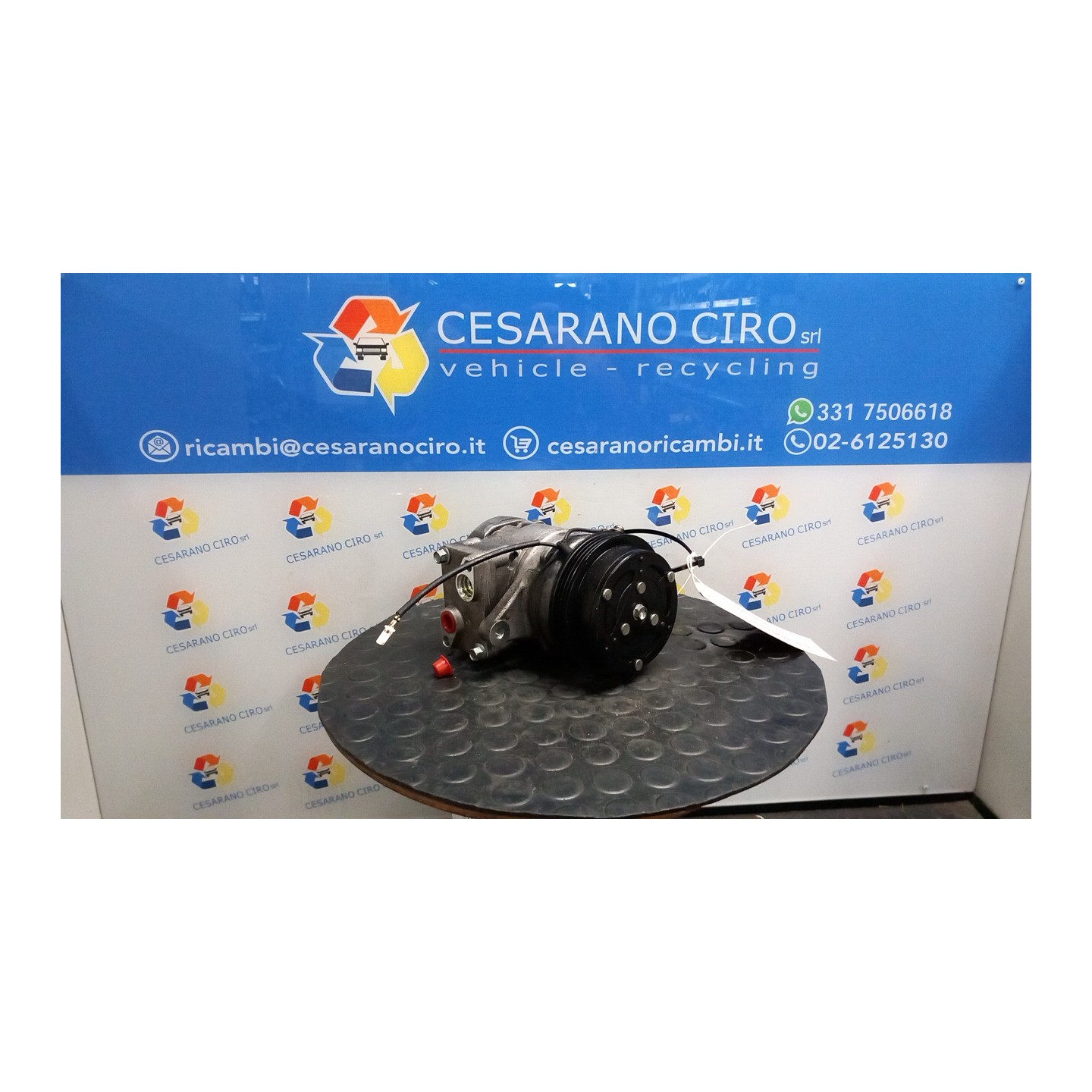 COMPRESSORE A/C 078 CHEVROLET (DAEWOO) MATIZ (M100) (06/98-11/00) F8CV 96314801