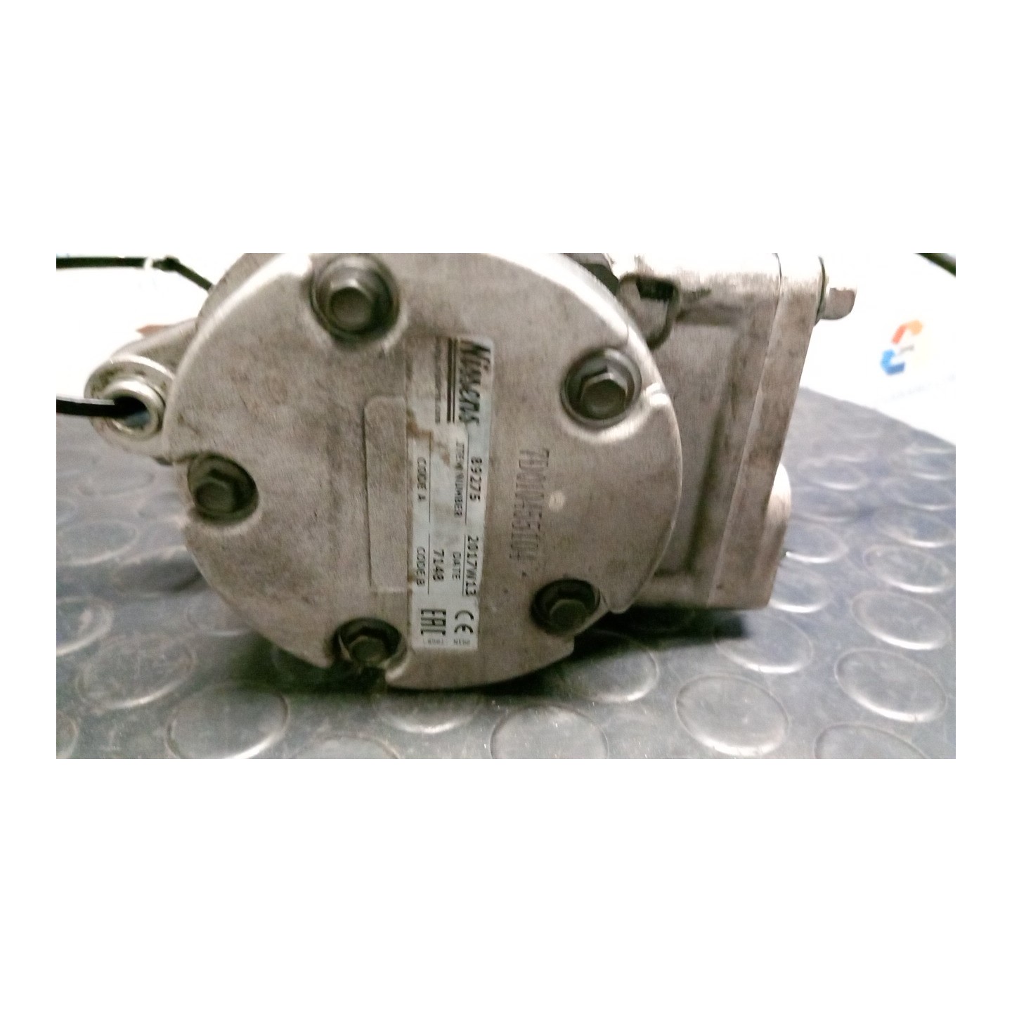 COMPRESSORE A/C 078 CHEVROLET (DAEWOO) MATIZ (M100) (06/98-11/00) F8CV 96314801