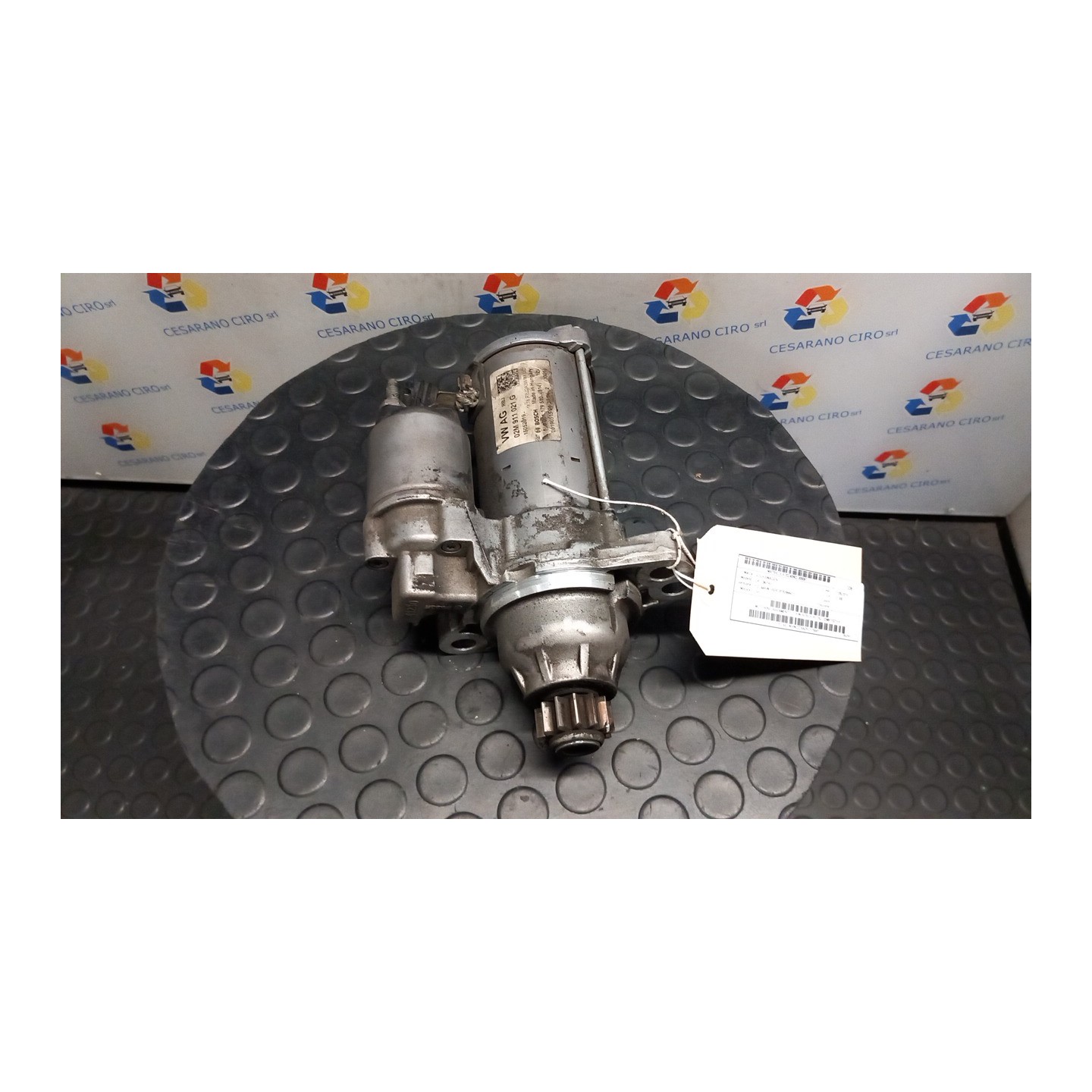 MOTORINO AVVIAMENTO 1,1KW BOSCH ROTAZ. 087 VOLKSWAGEN UP! (06/16-) CHY 02M911021HX