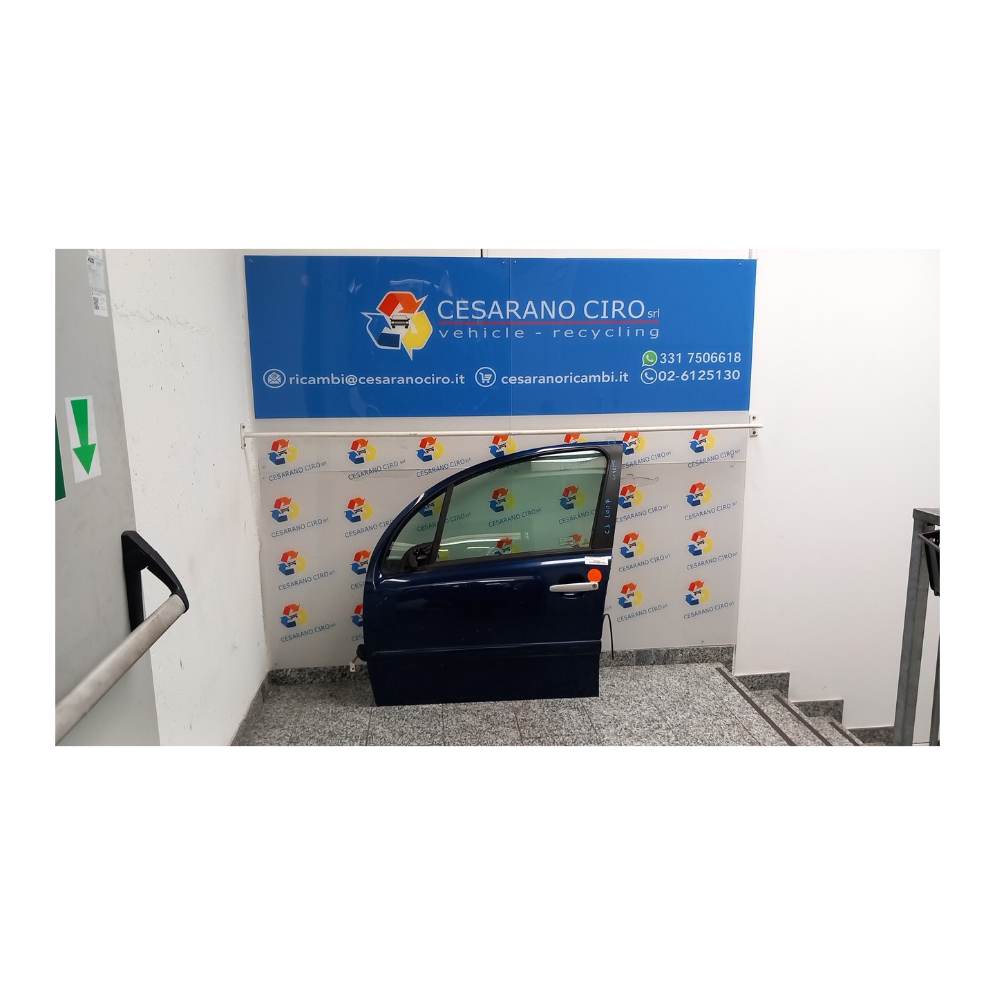 PORTA ANT. SX. 050 CITROEN C3 2A SERIE (09/05-11/10) KFV 9002Y4