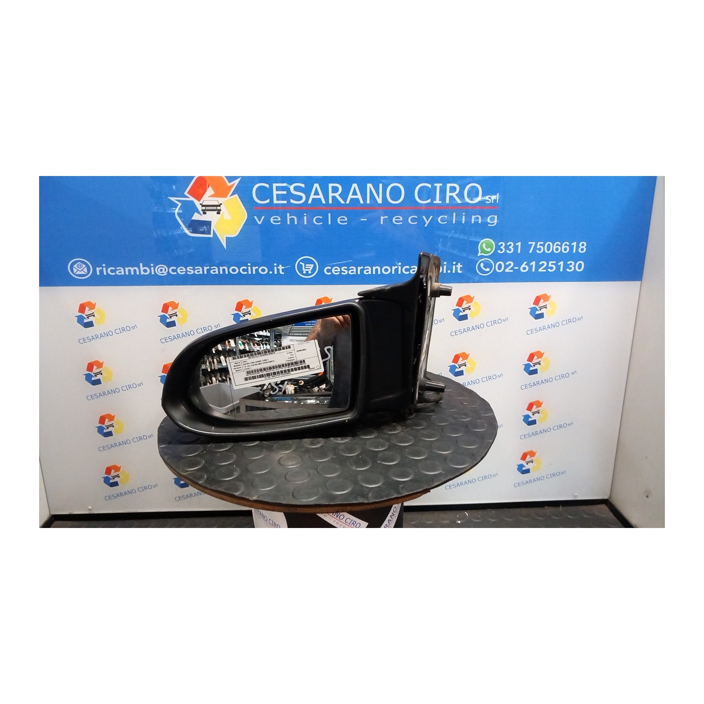 RETROVISORE EST. REGOLAZ. ELETTR. SX 019 OPEL ZAFIRA (T98) (03/99-12/05) Z16XE NB2413016021001SX