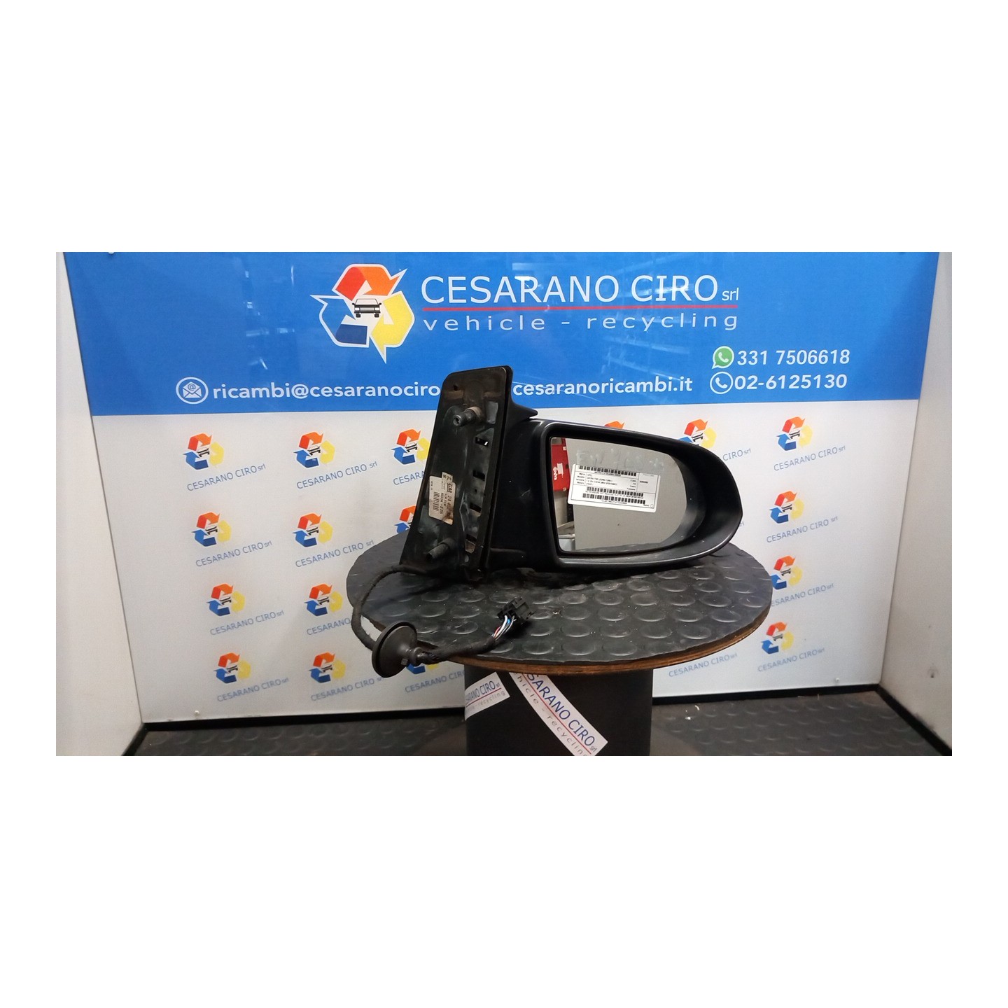 RETROVISORE EST. REGOLAZ. ELETTR. DX 020 OPEL ZAFIRA (T98) (03/99-12/05) Z16XE NB2413016021001DX