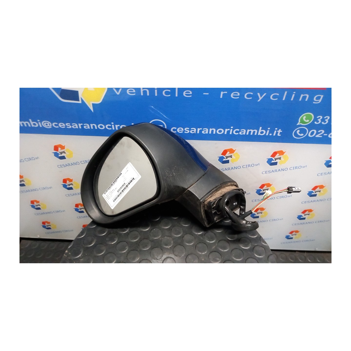 RETROVISORE EST. REGOLAZ. ELETTR. RIPIEGHEVOLE SX. 054 PEUGEOT 207 (04/06-06/09) KFU 8149ZJ