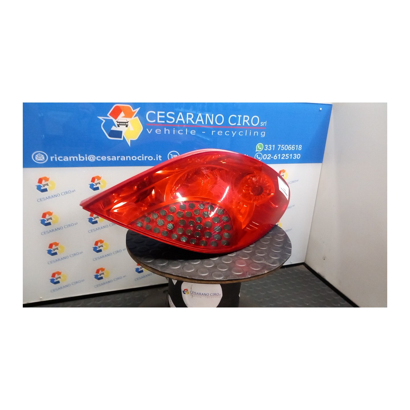 FANALE POST. DX. 056 PEUGEOT 207 (04/06-06/09) KFU 6351Y7