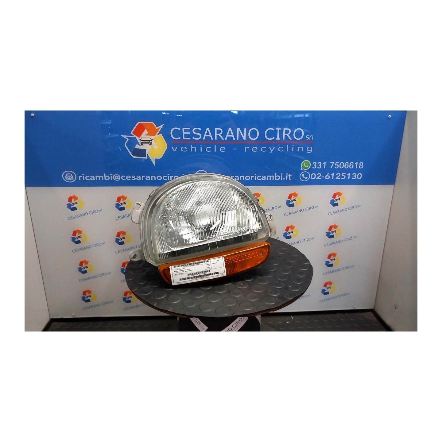 PROIETTORE DX. 065 RENAULT TWINGO 1A SERIE (10/92-08/98) C3GA7 7701036392