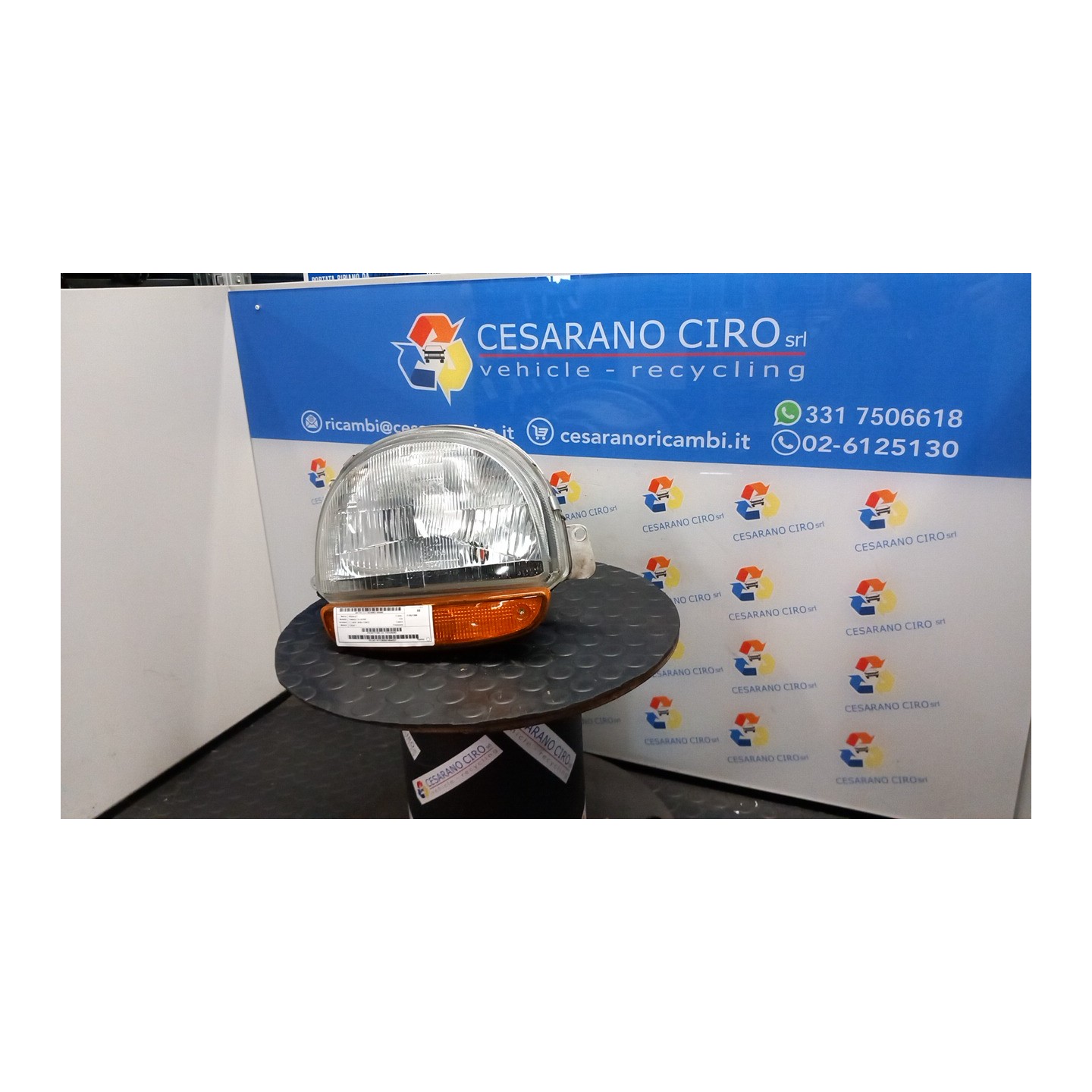 PROIETTORE DX. 065 RENAULT TWINGO 1A SERIE (10/92-08/98) C3GA7 7701036392