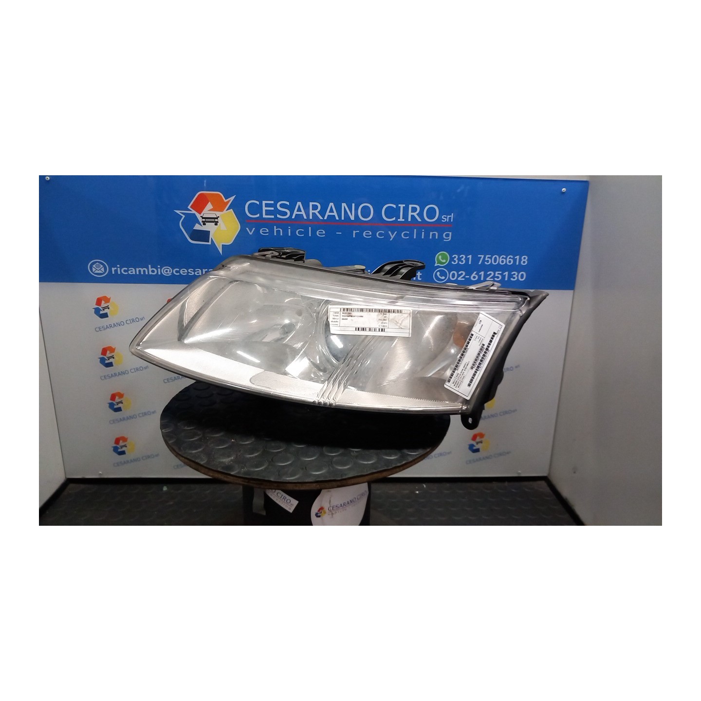 PROIETTORE SX. 016 SAAB 9.3 2A SERIE (08/02-) Z18XE 12799346