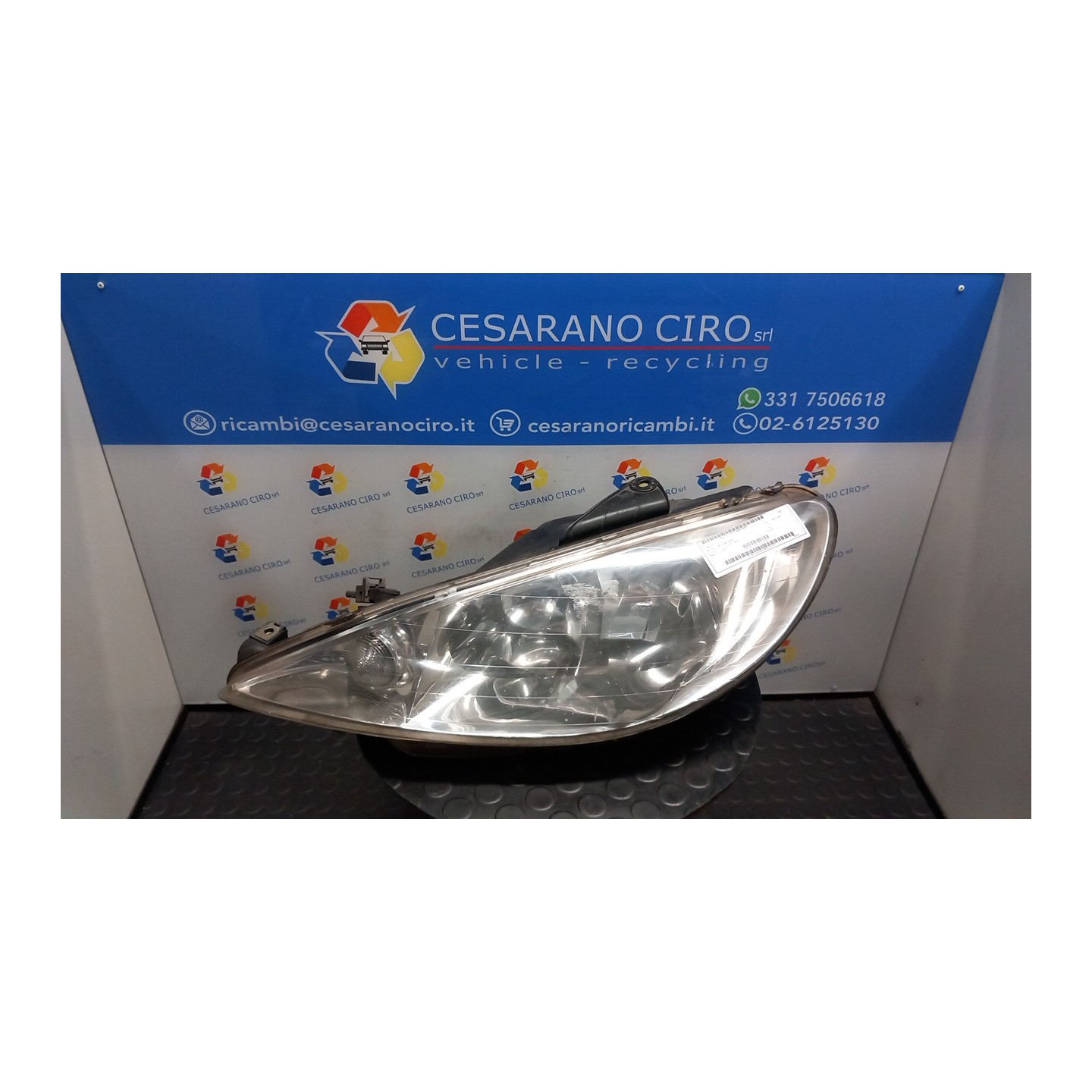 PROIETTORE SX. 037 PEUGEOT 206 (09/98-06/09) KFW 6204S7