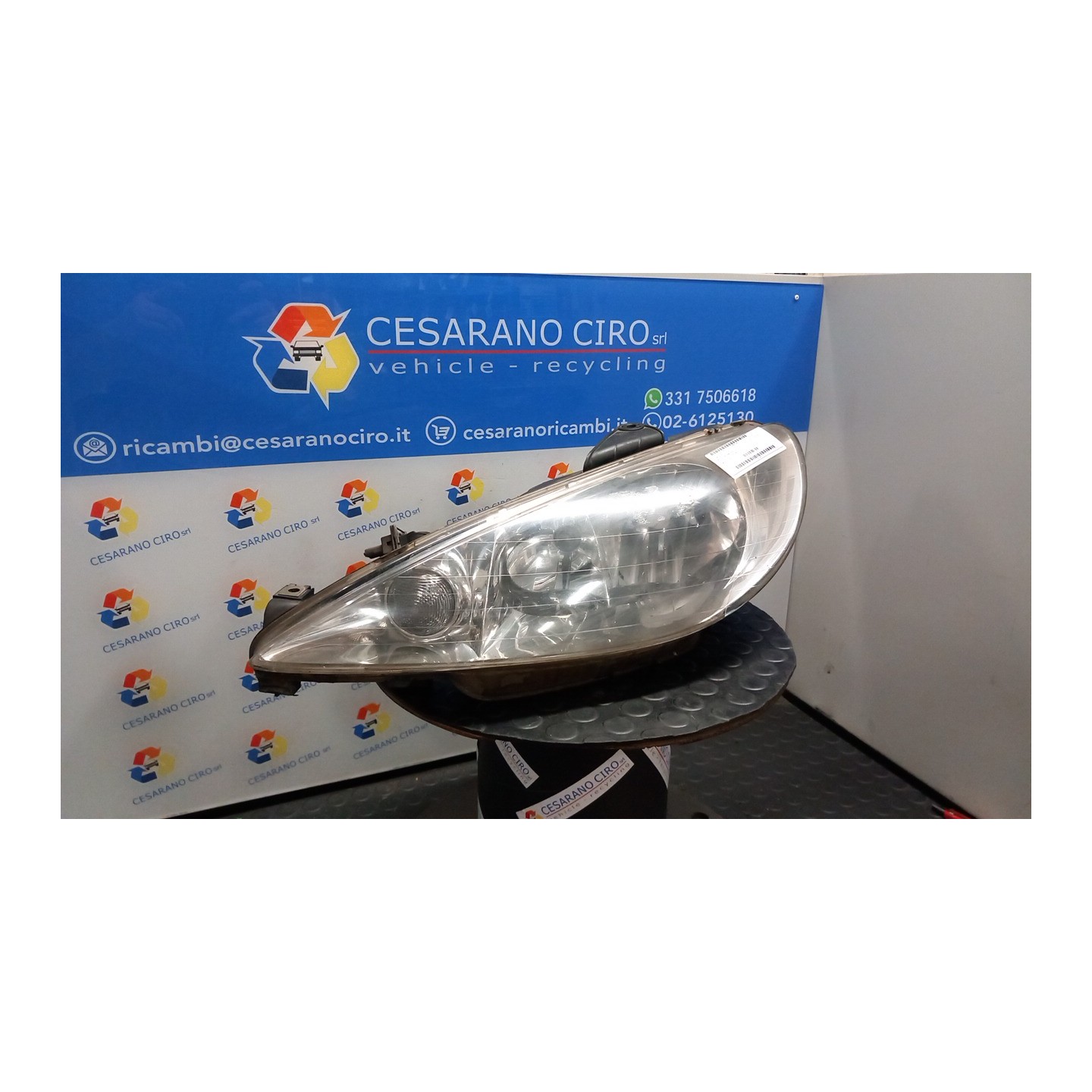 PROIETTORE SX. 037 PEUGEOT 206 (09/98-06/09) KFW 6204S7