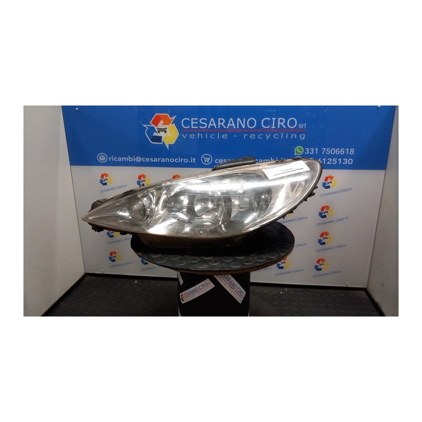PROIETTORE SX. 037 PEUGEOT 206 (09/98-06/09) KFW 6204S7