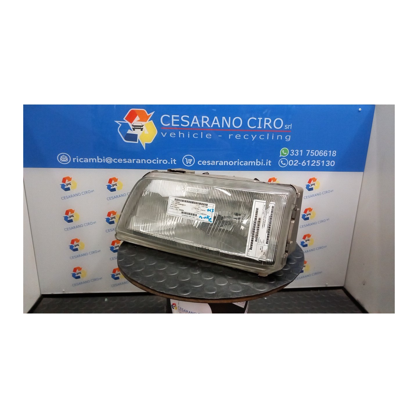 PROIETTORE SX. 055 FIAT DUCATO (PE) (05/94-05/98) 814067 1301150080