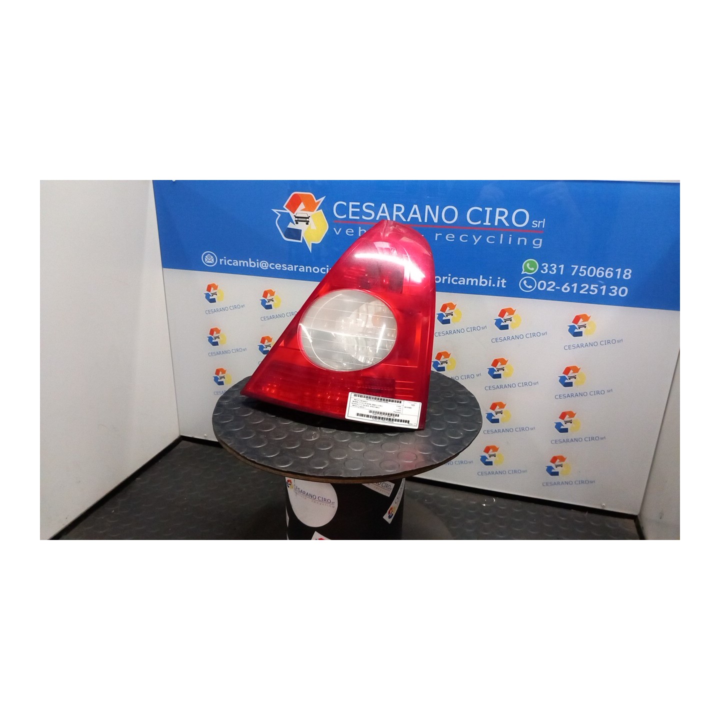 FANALE POST. DX. 060 RENAULT CLIO 2A SERIE (05/01-11/10) D4FB7 8200917487