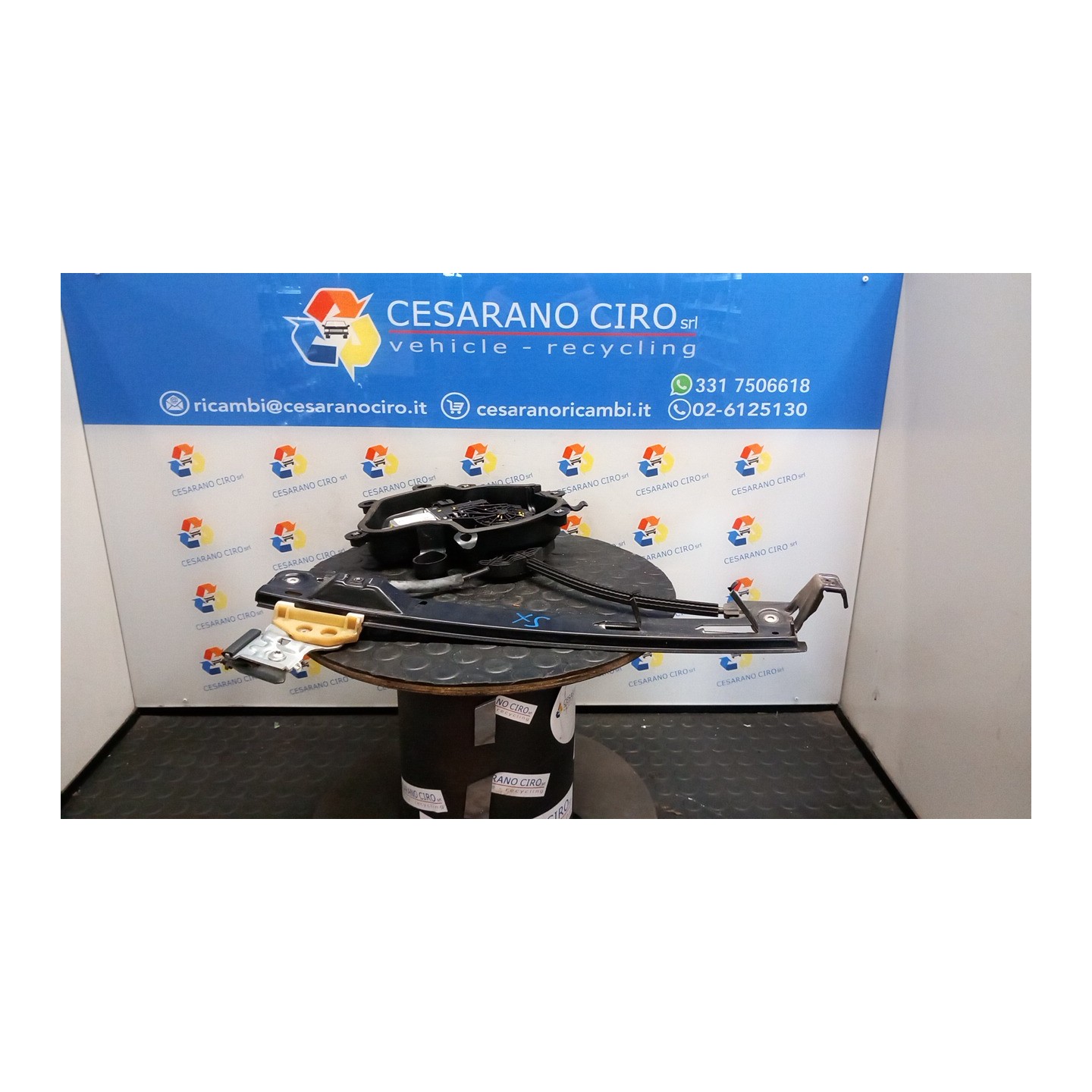 ALZACRISTALLO PORTA POST. SX. 065 SEAT IBIZA (6J) (05/08-03/13) BZG 6J4839461