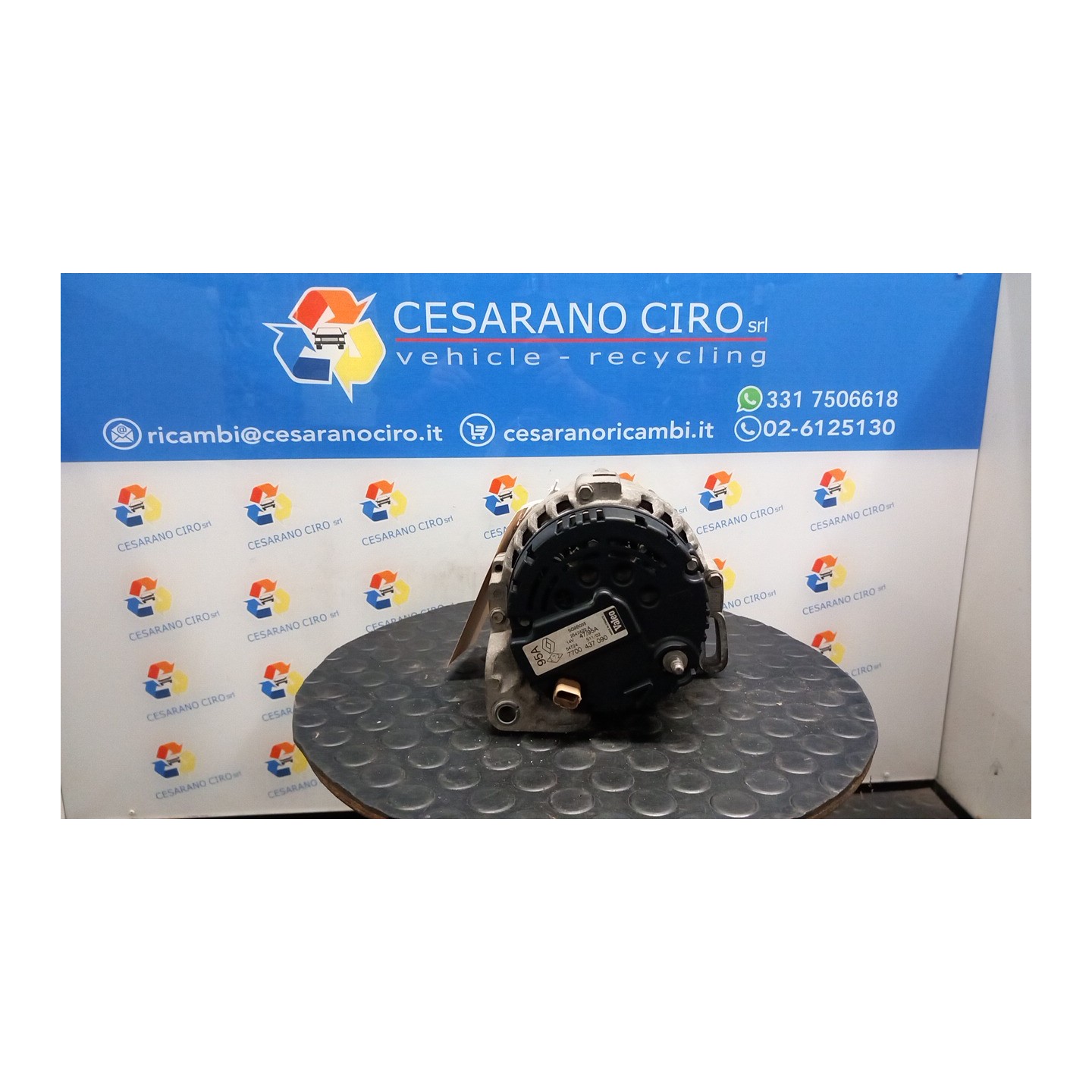 ALTERNATORE VALEO 003 RENAULT CLIO 2A SERIE (05/01-11/10) D4FB7 8200660044