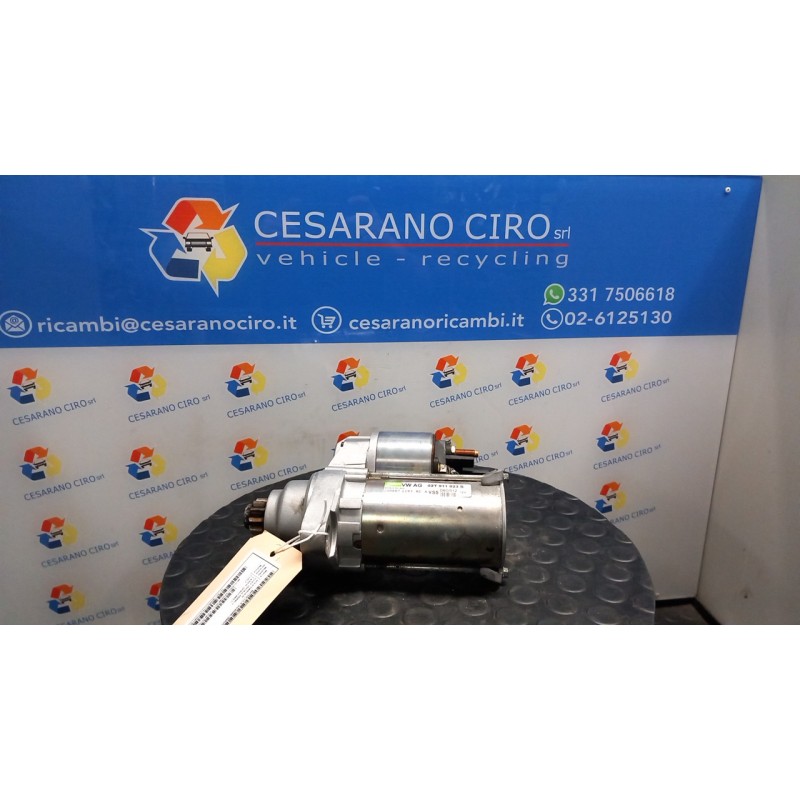 MOTORINO AVVIAMENTO 1,0 KW BOSCH 025 VOLKSWAGEN GOLF (5K/AJ) (09/08-) CGG 02T911023M