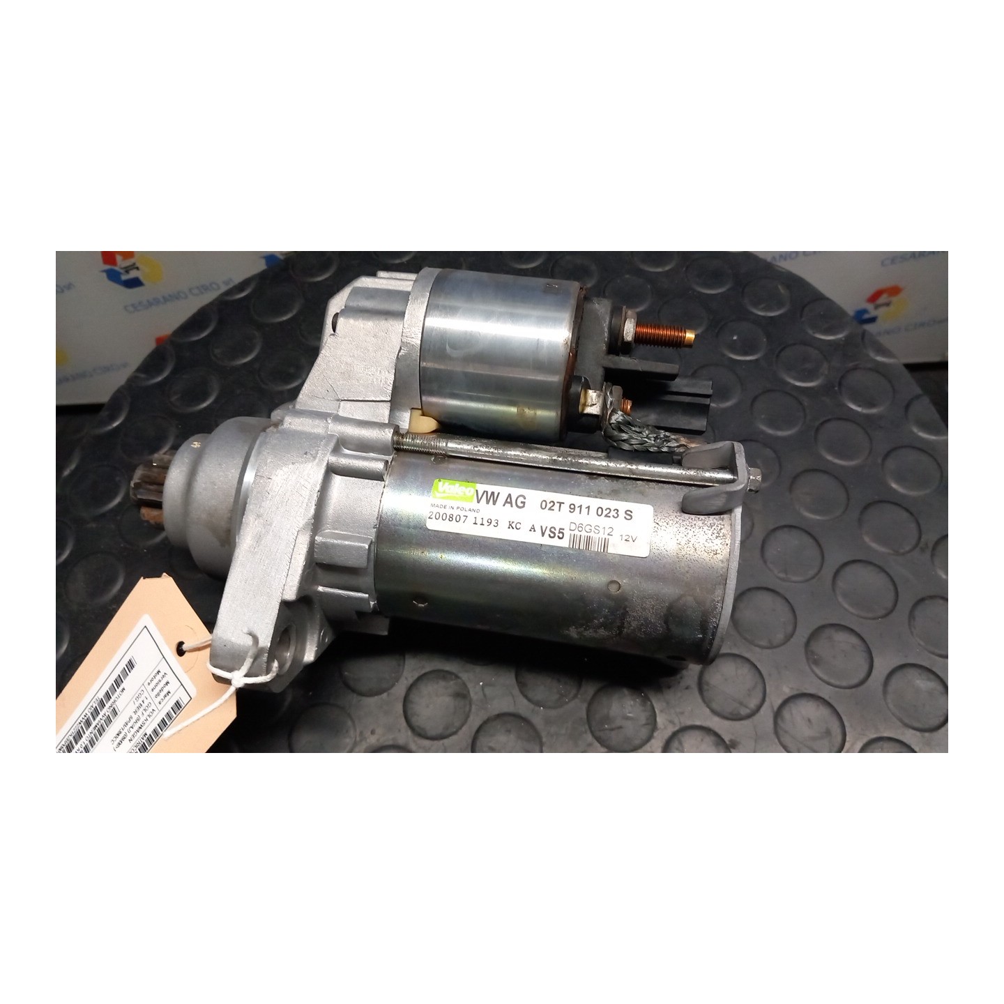 MOTORINO AVVIAMENTO 1,0 KW BOSCH 025 VOLKSWAGEN GOLF (5K/AJ) (09/08-) CGG 02T911023M