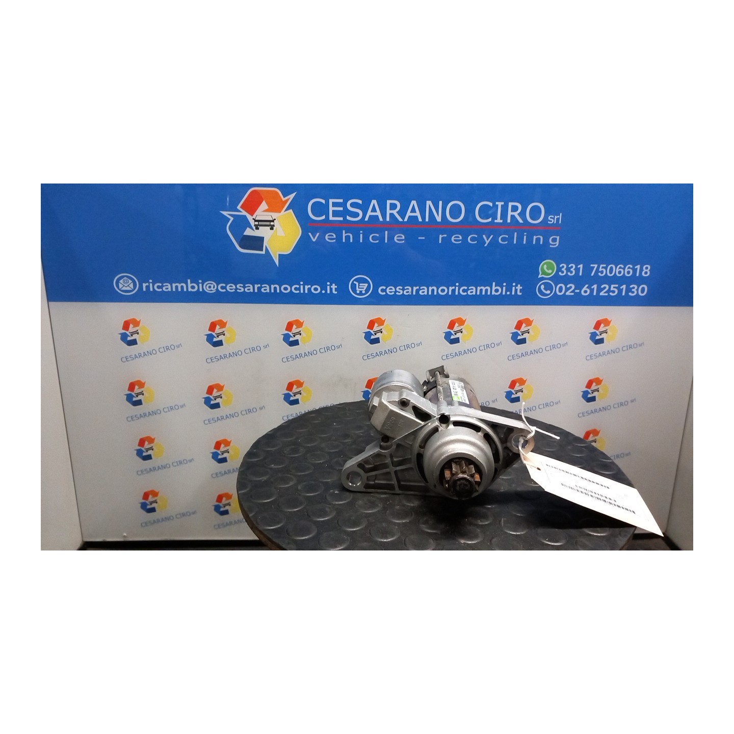 MOTORINO AVVIAMENTO 1,0 KW BOSCH 025 VOLKSWAGEN GOLF (5K/AJ) (09/08-) CGG 02T911023M