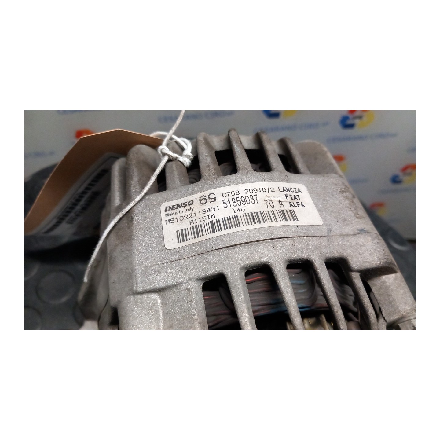 ALTERNATORE 70AMP 058 FIAT PUNTO EVO (3J) (08/09-07/13) 199A4000 52003536