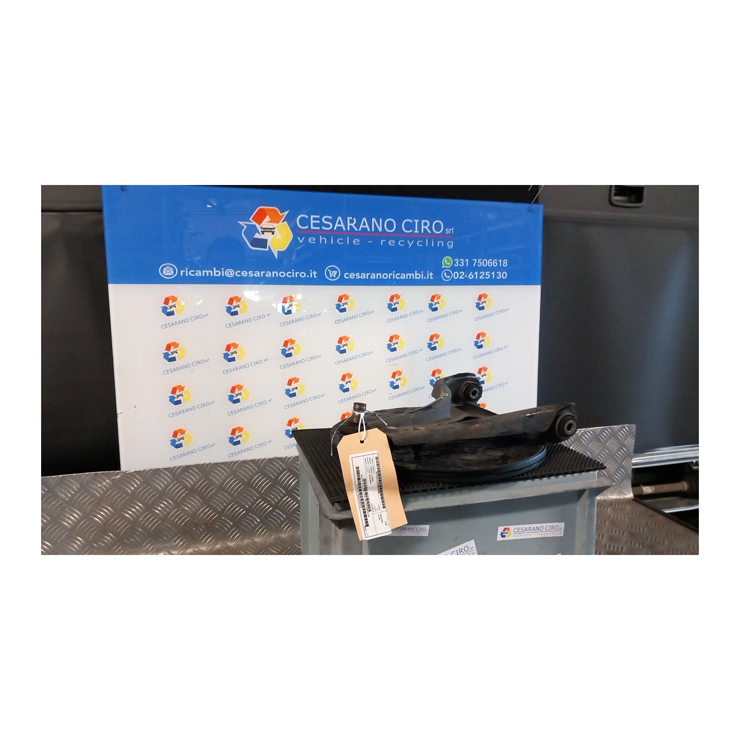 BRACCIO OSCILLANTE SOSP. ANT. DX. 066 RENAULT TWINGO 1A SERIE (08/98-09/07) D7FF7 8200737126