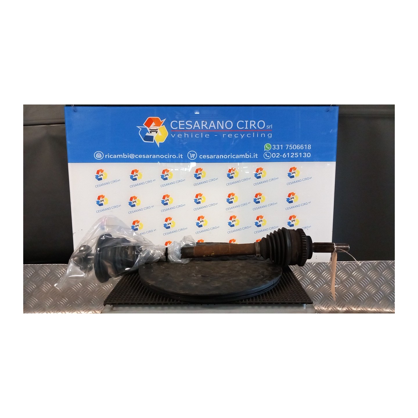SEMIALBERO ANT. COMPL. SX. 067 RENAULT TWINGO 1A SERIE (08/98-09/07) D7FF7 8200231953