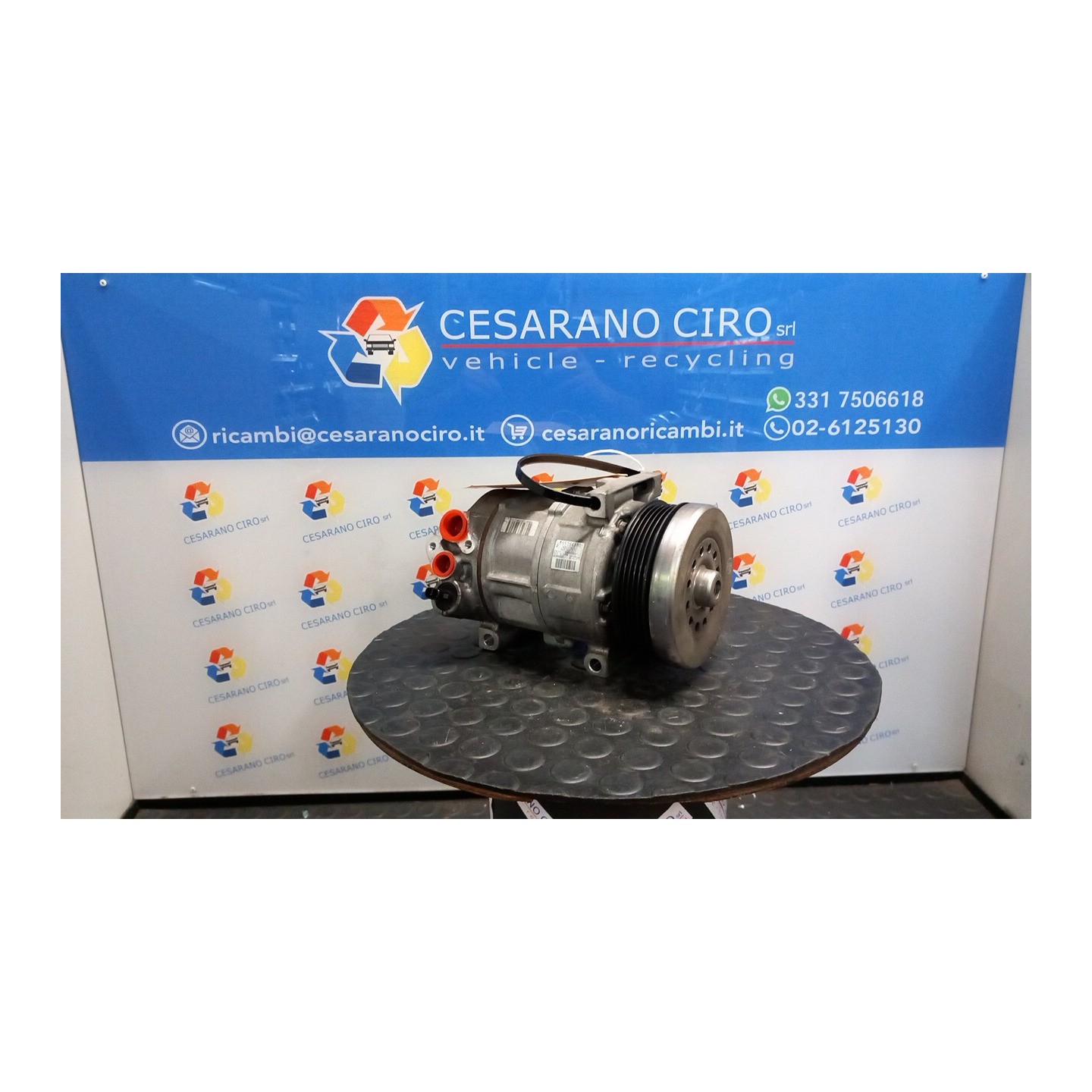 COMPRESSORE A/C 072 FIAT GRANDE PUNTO (2Y) (06/05-12/08 199A4000 55194880