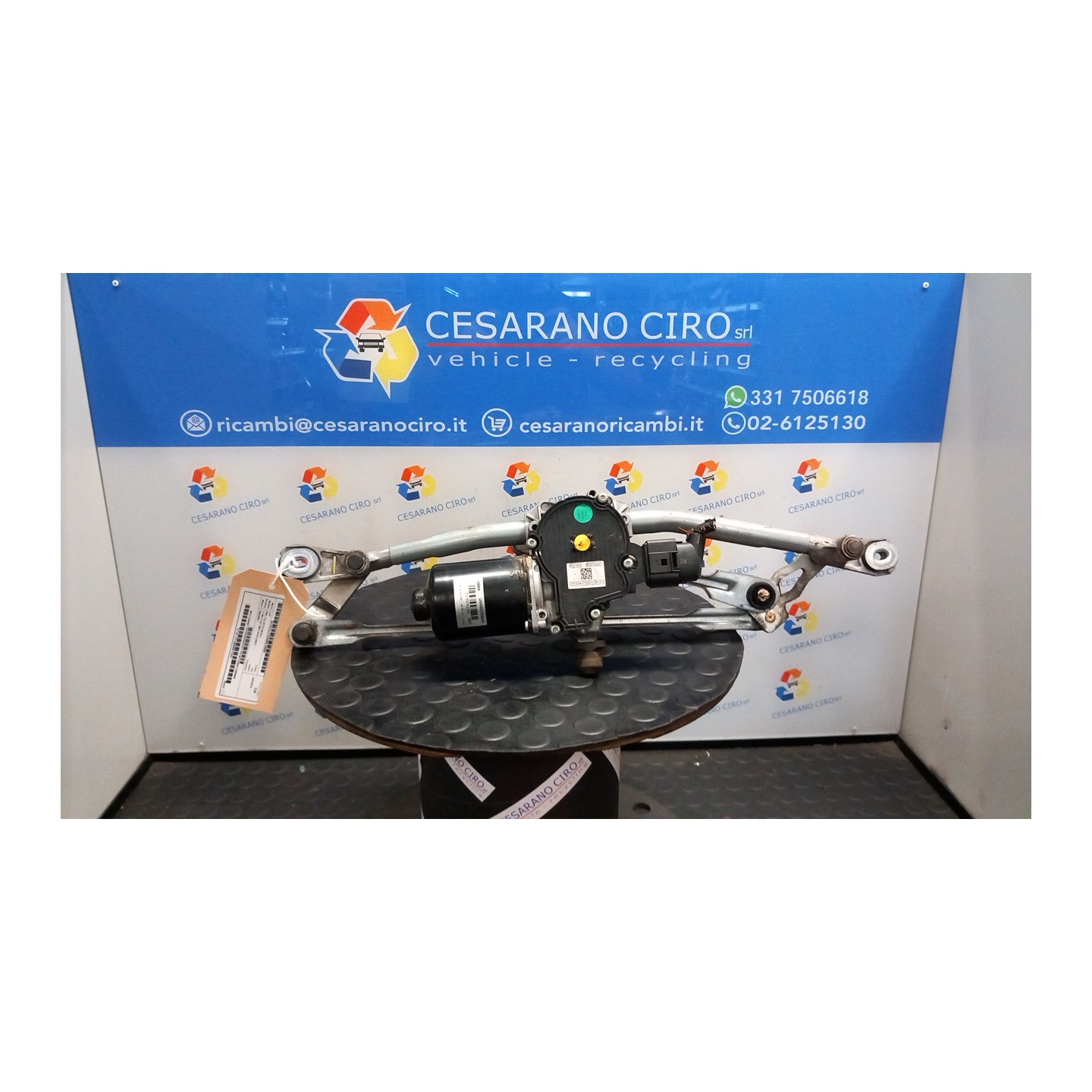 MECCANISMO TERGIPARABREZZA CON MOTORINO 009 FIAT 500L (73) (07/12-06/18) 199B4000 52064589