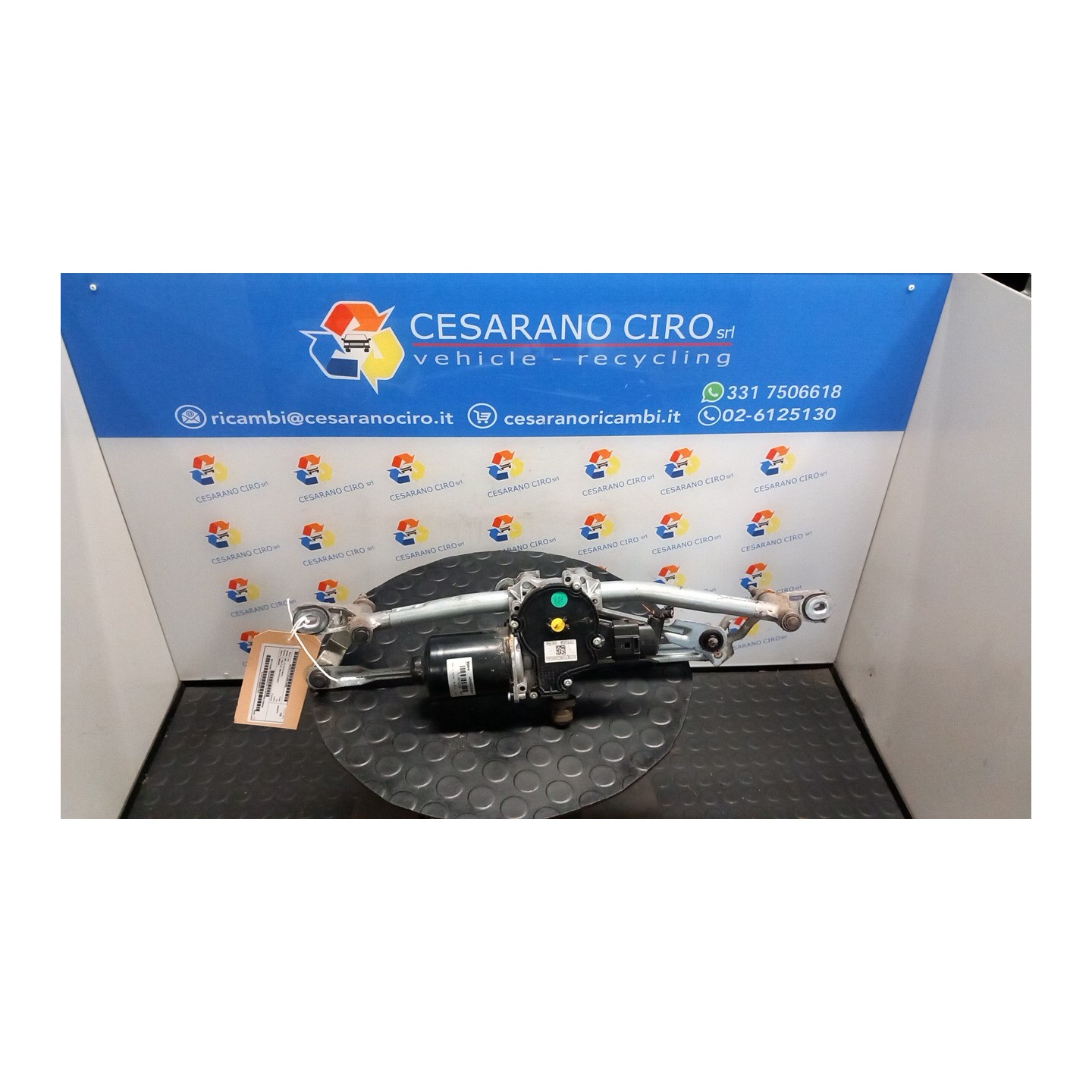 MECCANISMO TERGIPARABREZZA CON MOTORINO 009 FIAT 500L (73) (07/12-06/18) 199B4000 52064589