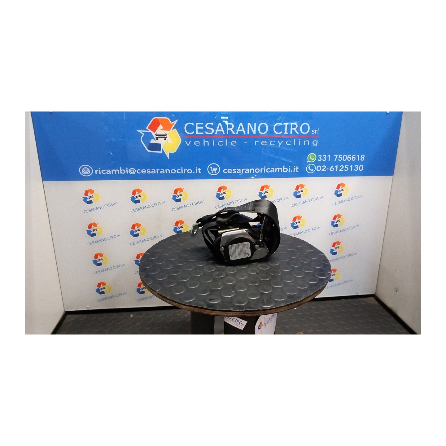 CINTURA DI SICUREZZA ANT. DX. 034 VOLKSWAGEN GOLF (1K) (10/03-12/09) BSE 1K3857706TRAA
