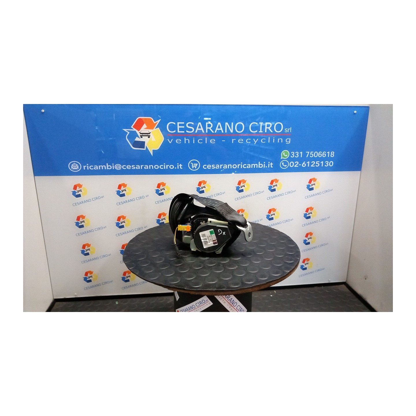 CINTURA DI SICUREZZA ANT. DX. 034 VOLKSWAGEN GOLF (1K) (10/03-12/09) BSE 1K3857706TRAA