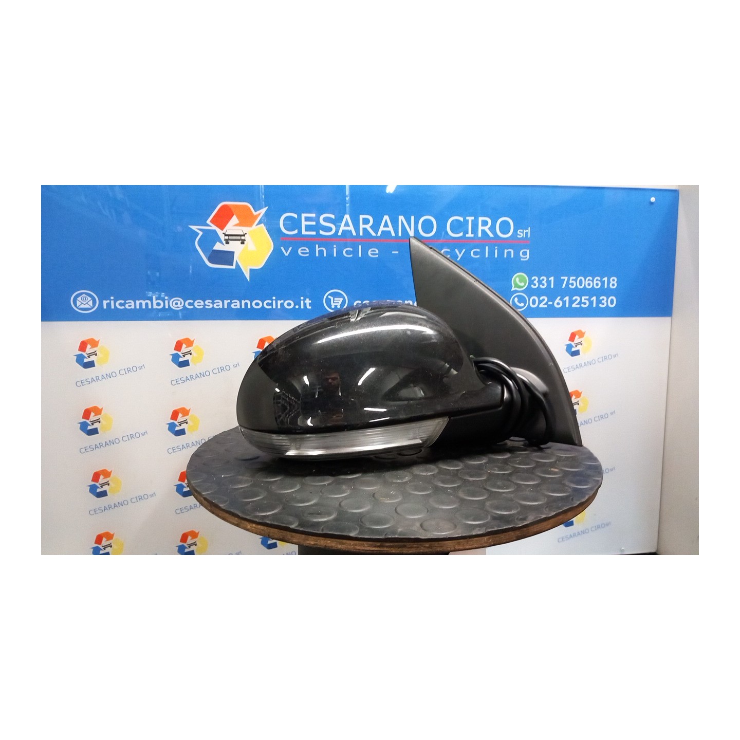 RETROVISORE EST. REGOLAZ. ELETTR. DX. 038 VOLKSWAGEN GOLF (1K) (10/03-12/09) BSE 1K1857508CN9B9