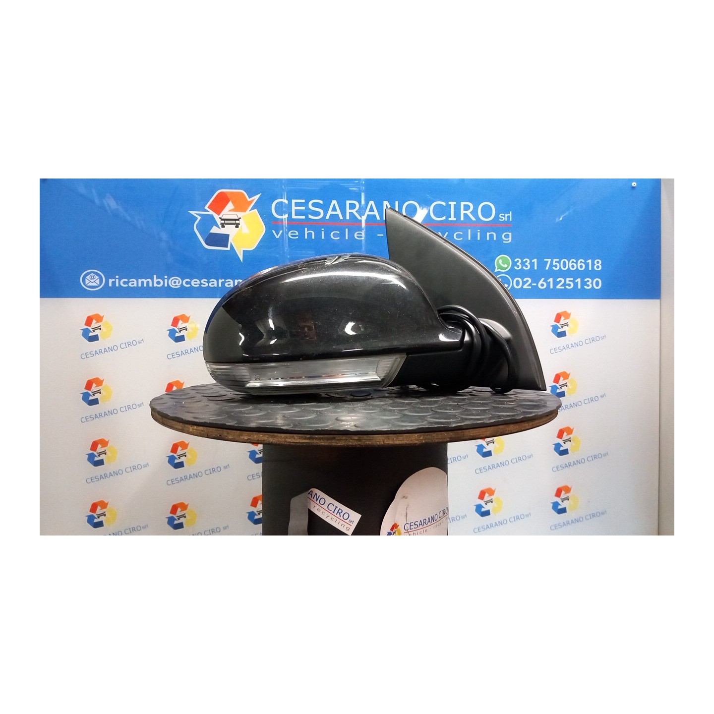RETROVISORE EST. REGOLAZ. ELETTR. DX. 038 VOLKSWAGEN GOLF (1K) (10/03-12/09) BSE 1K1857508CN9B9
