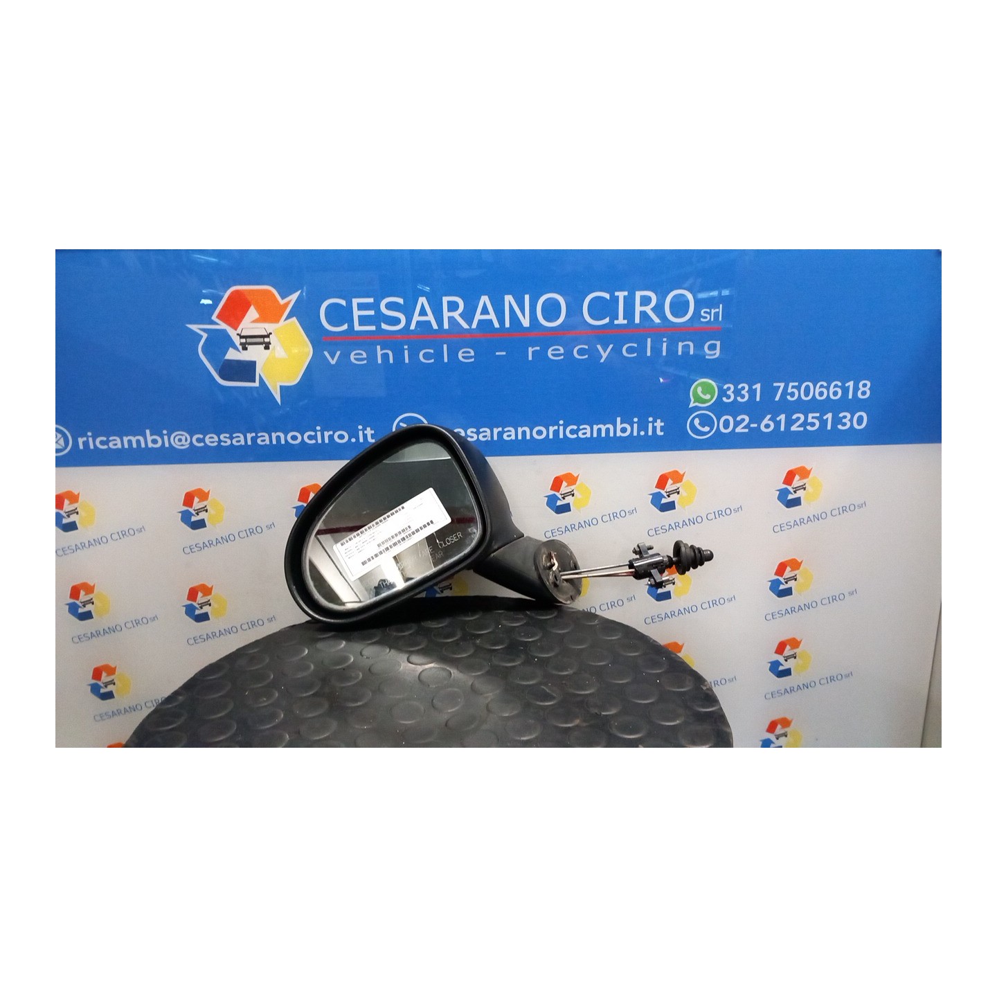 RETROVISORE EST. SX. 056 CHEVROLET (DAEWOO) MATIZ (M200) (04/05-12/10) A08S3 96600405