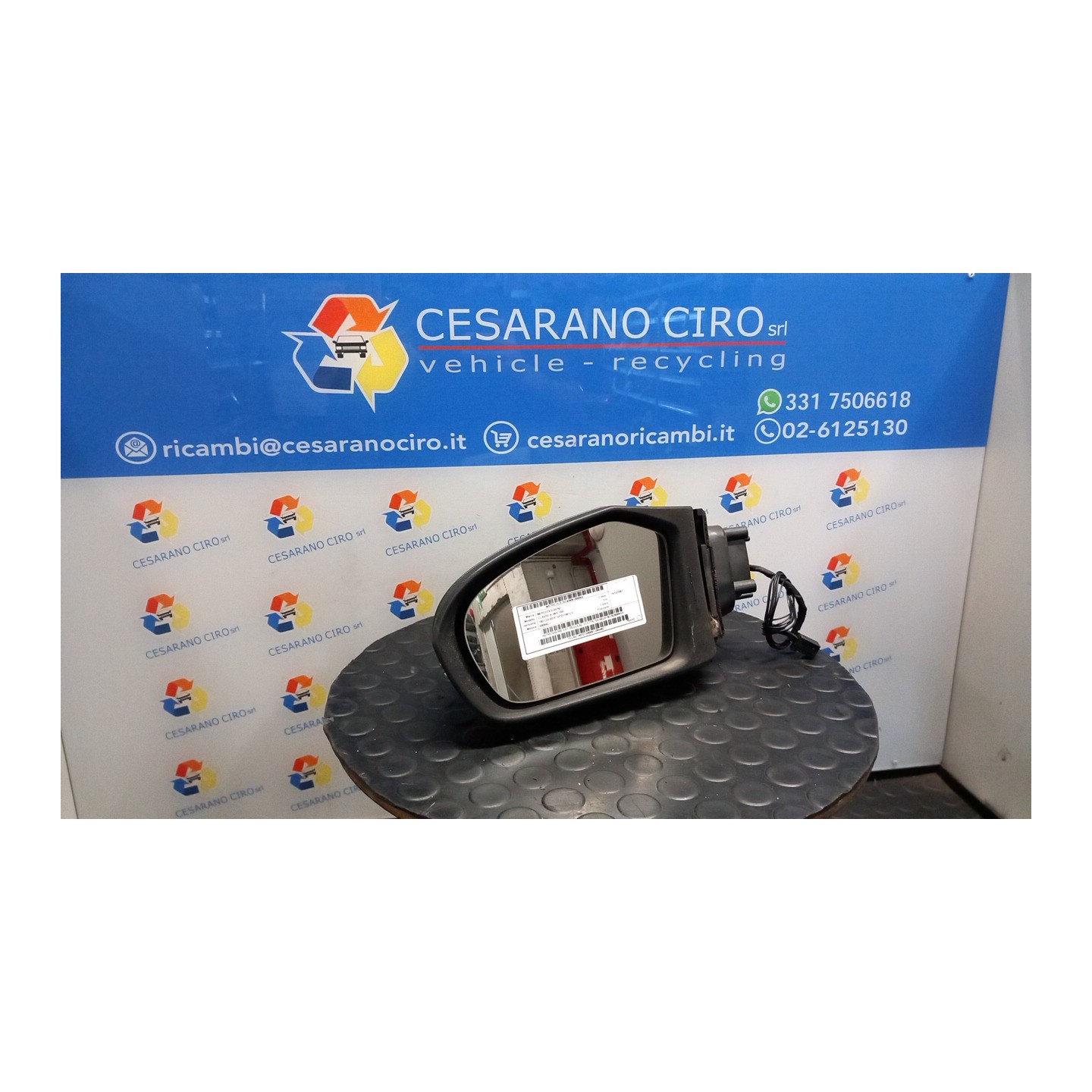 RETROVISORE EST. REGOLAZ. ELETTR. SX 084 MERCEDES-BENZ CLASSE A (W/C169) (07/04-04/13 640942 NB2413013036005SX