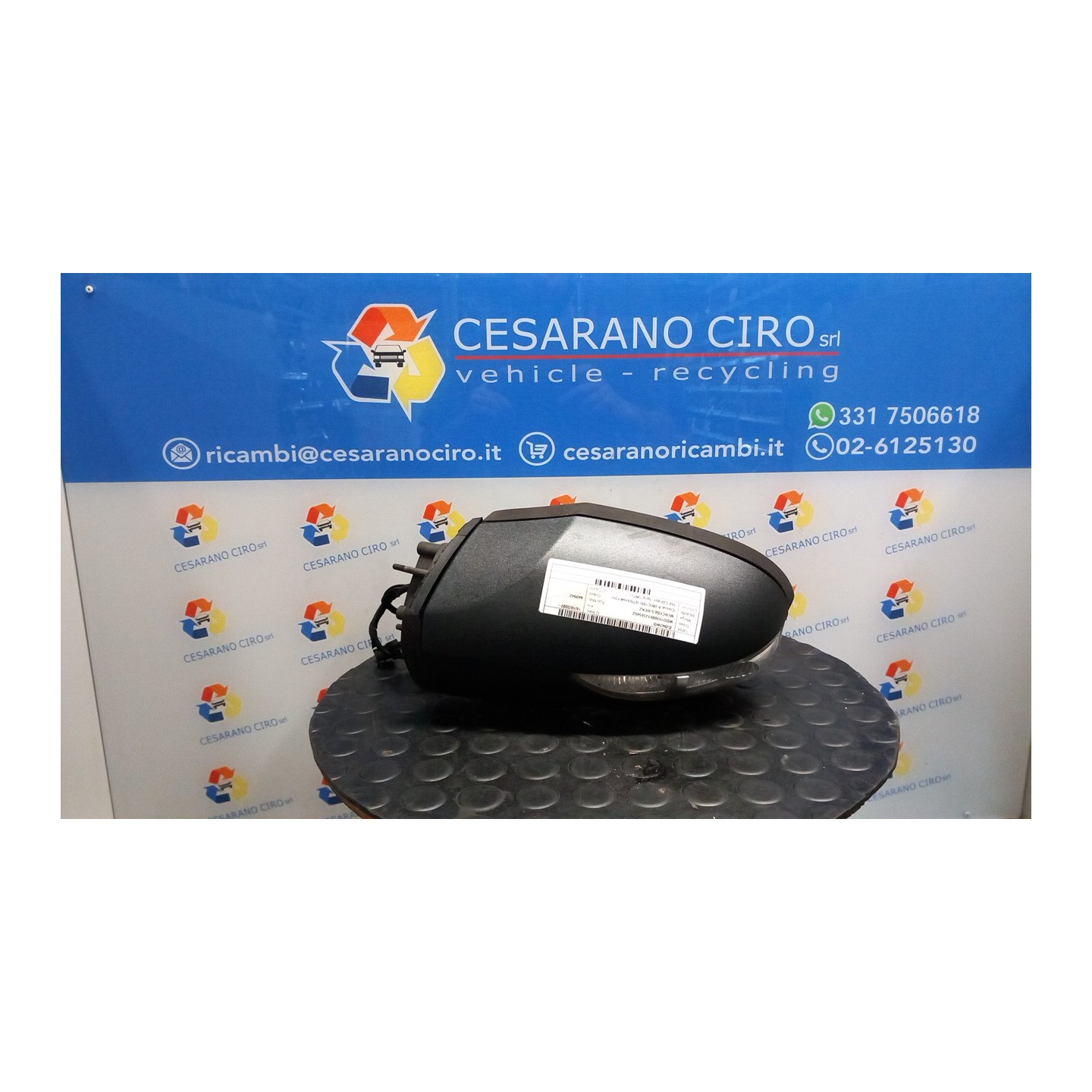 RETROVISORE EST. REGOLAZ. ELETTR. SX 084 MERCEDES-BENZ CLASSE A (W/C169) (07/04-04/13 640942 NB2413013036005SX