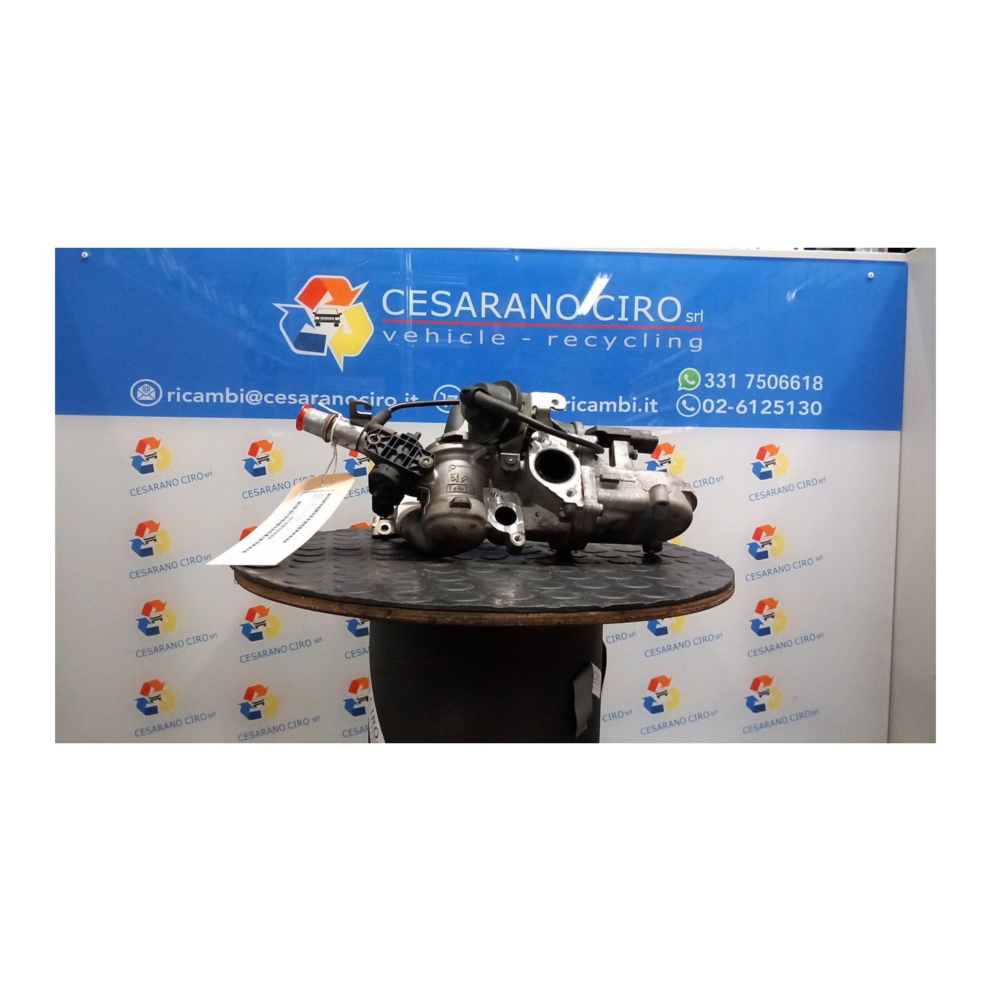 SCAMBIATORE CALORE EGR C/SENSORE 007 FORD C-MAX (CB7) (09/10-05/15) T1DA 1708004