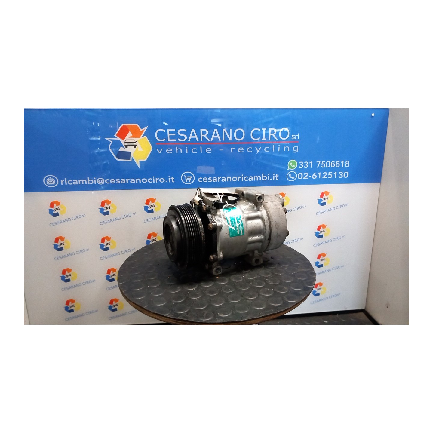 COMPRESSORE A/C -10/04 022 RENAULT ESPACE 3A SERIE (11/02-04/06) F4RA7 8200678506