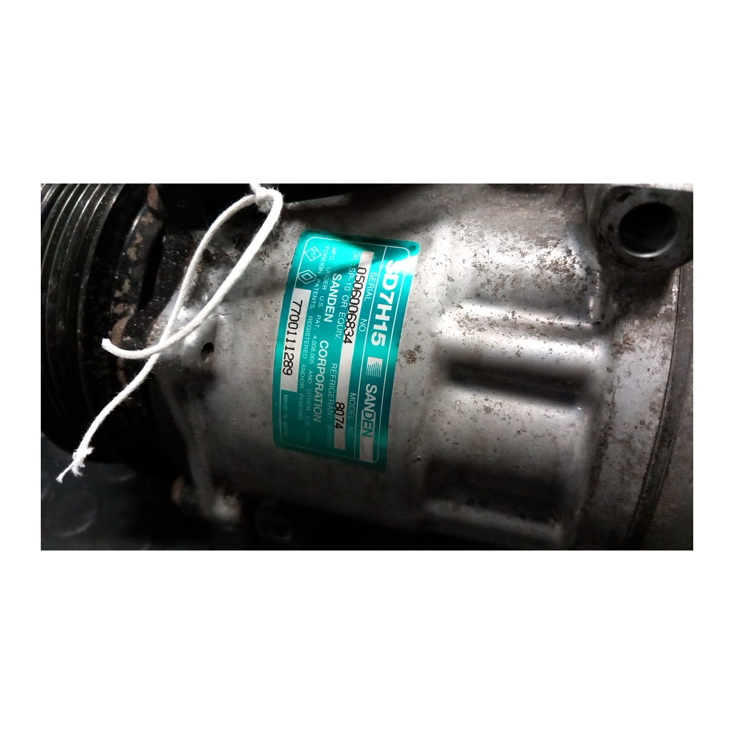 COMPRESSORE A/C -10/04 022 RENAULT ESPACE 3A SERIE (11/02-04/06) F4RA7 8200678506