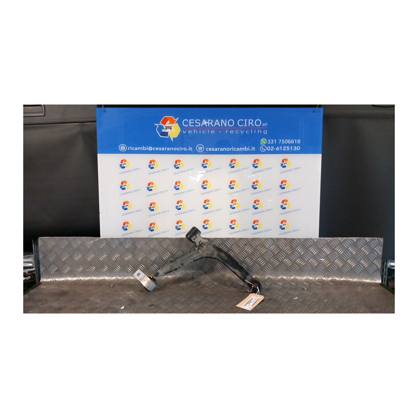 BRACCIO OSCILLANTE SOSP. ANT. C/PADIGLIONE MULTIF. DX. 027 CITROEN BERLINGO (10/02-04/08) 9HX 3521R4