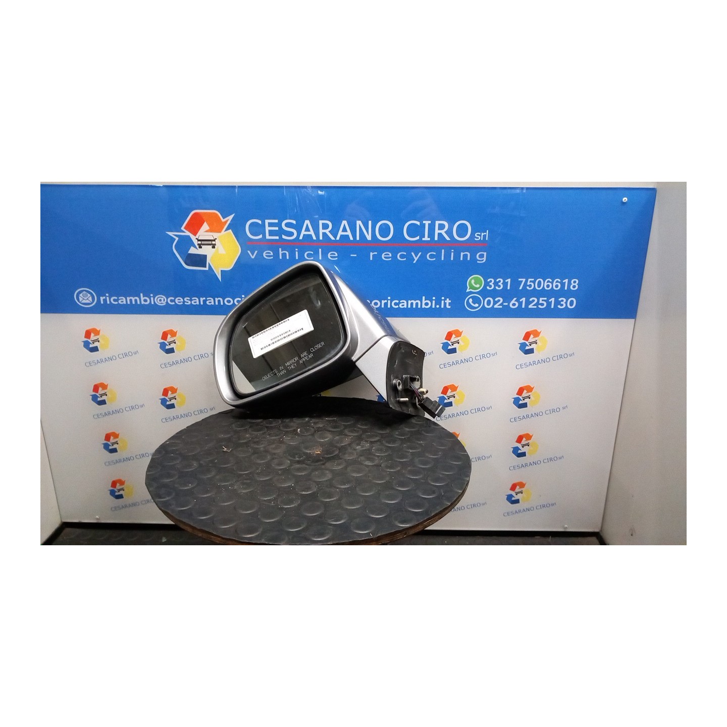 RETROVISORE EST. REGOLAZ. ELETTR. SX. 006 CHEVROLET (DAEWOO) CAPTIVA (C100) (07/06-03/11) Z20S 96818105