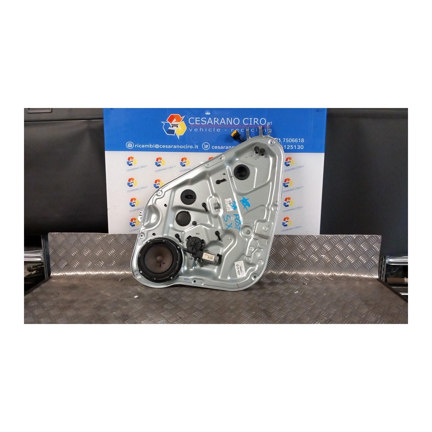 ALZACRISTALLO ELETTR. PORTA POST. SX. 047 HYUNDAI SANTA FE 2A SERIE (03/06-12/10 D4EB 834712B000