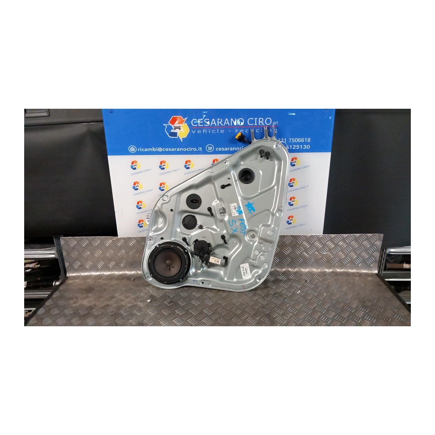 ALZACRISTALLO ELETTR. PORTA POST. SX. 047 HYUNDAI SANTA FE 2A SERIE (03/06-12/10 D4EB 834712B000